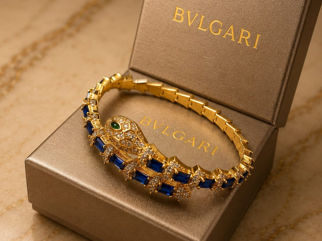 Céleste Gold Serpent Bracelet