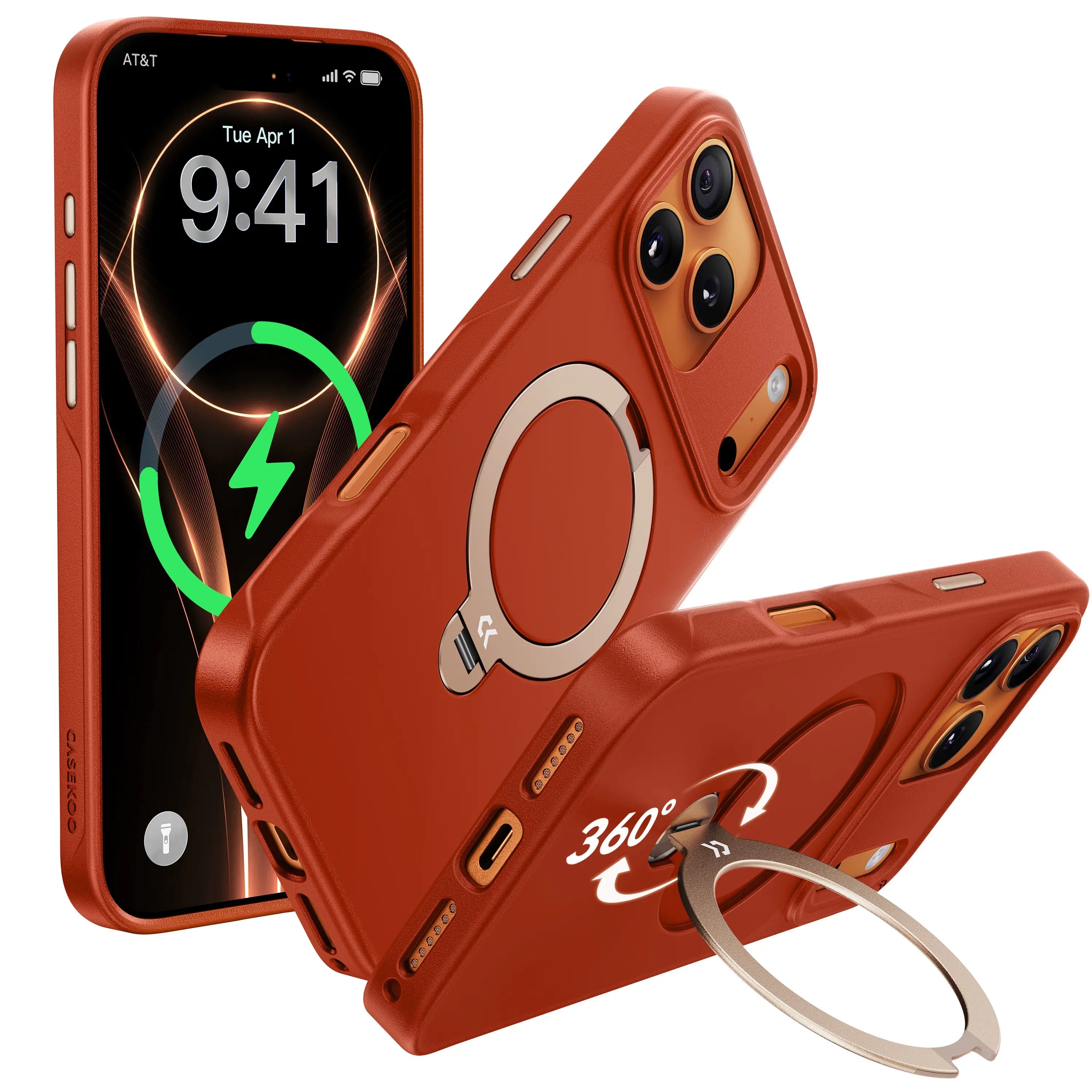 CASEKOO StandKOO Frost Case – Contrast Color Design-CASEKOO