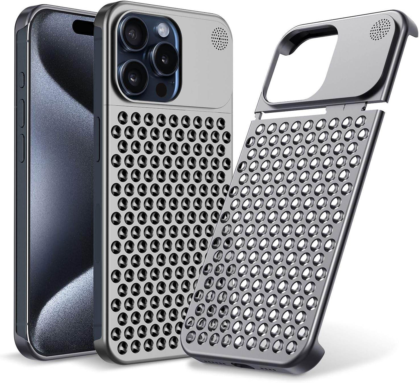 iPhone 14 Series Aero Mesh Â® Metallic Hybrid Case