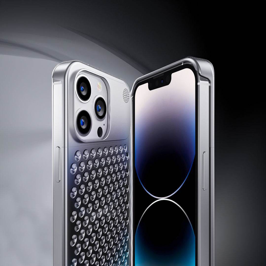 iPhone 14 Series Aero Mesh Â® Metallic Hybrid Case
