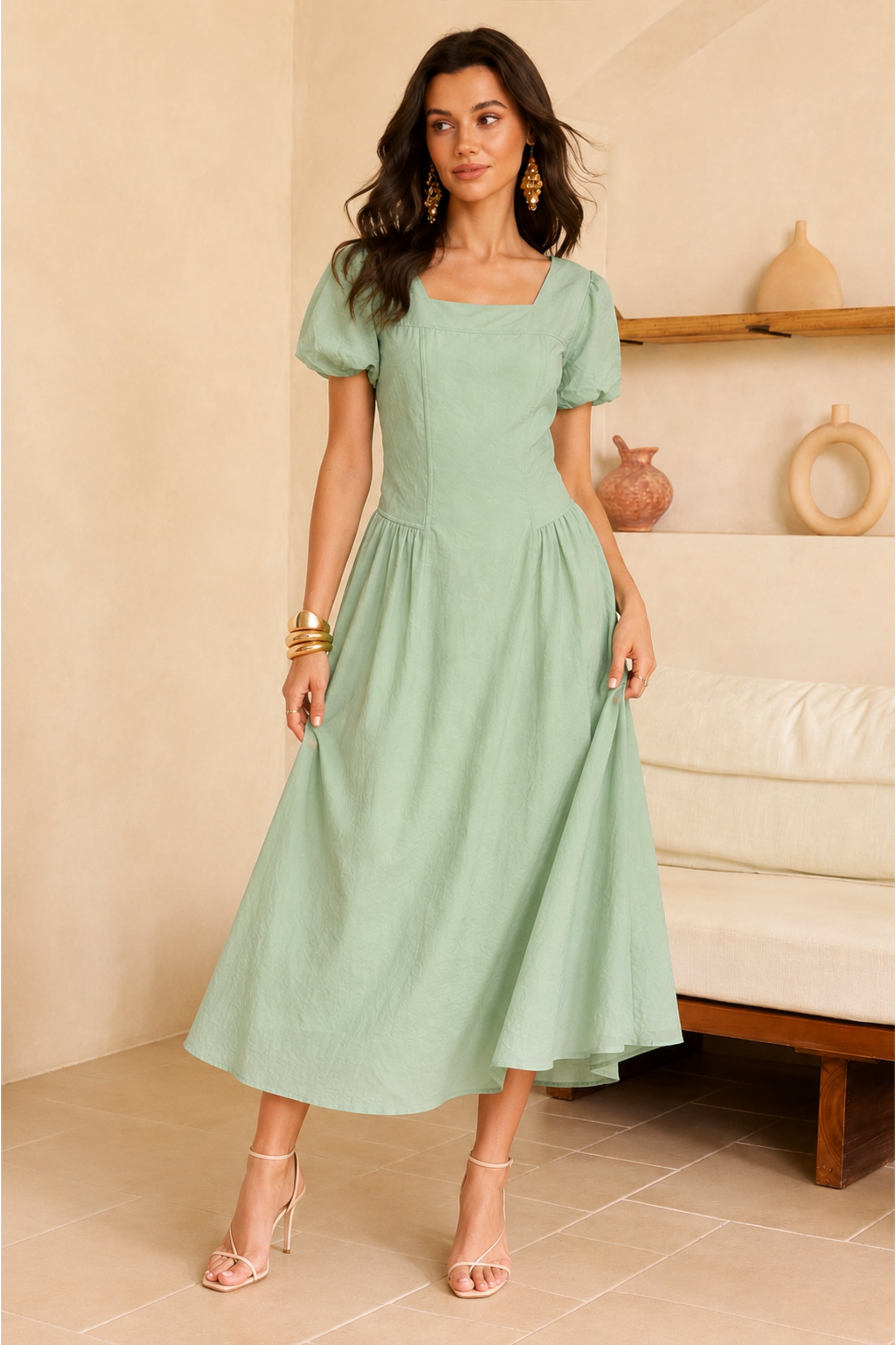Moonmint Midi Dress