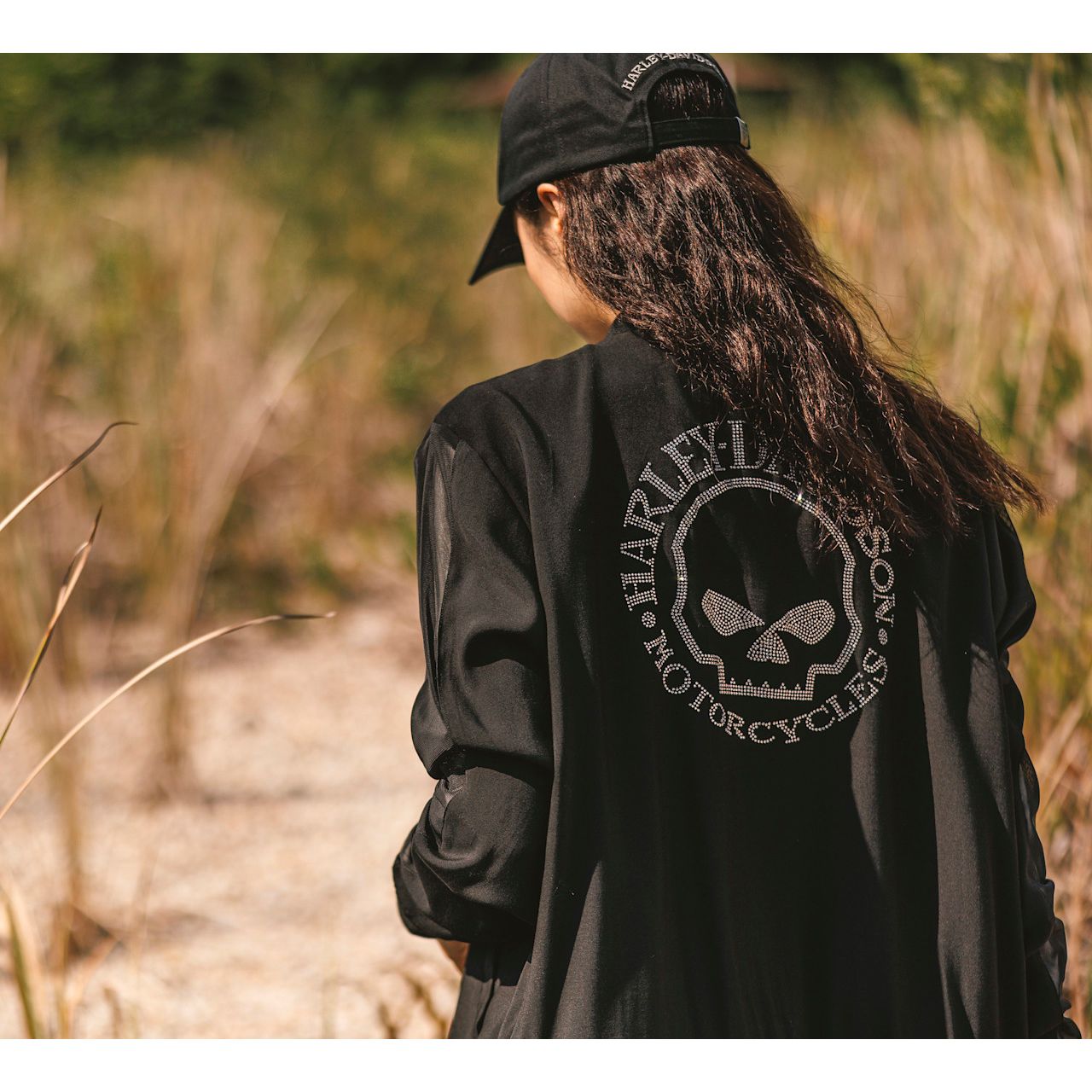 Harley-Davidson® Women's Willie G Skull Bling Bomber