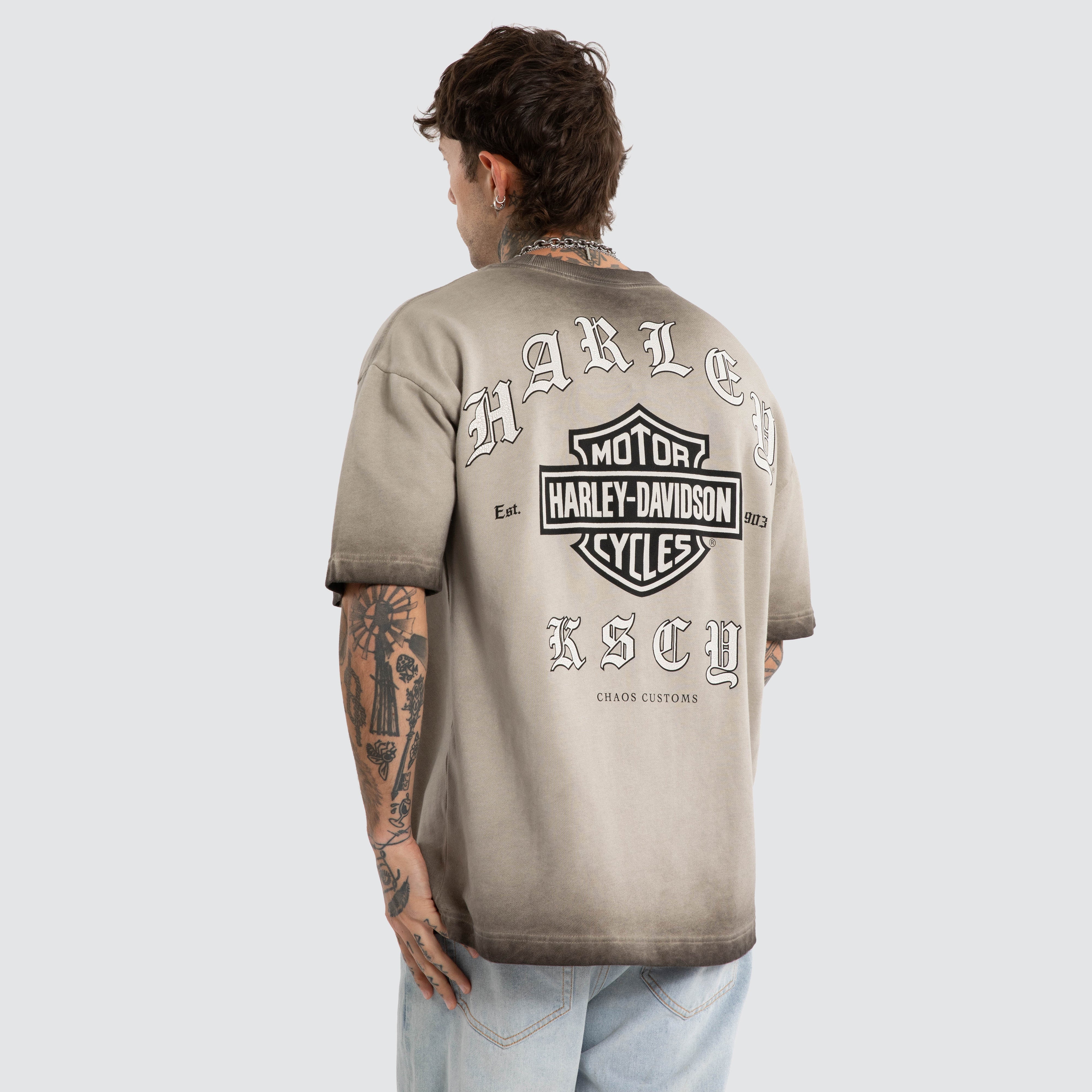 Upshift Loopback Street Tee Oil Washed