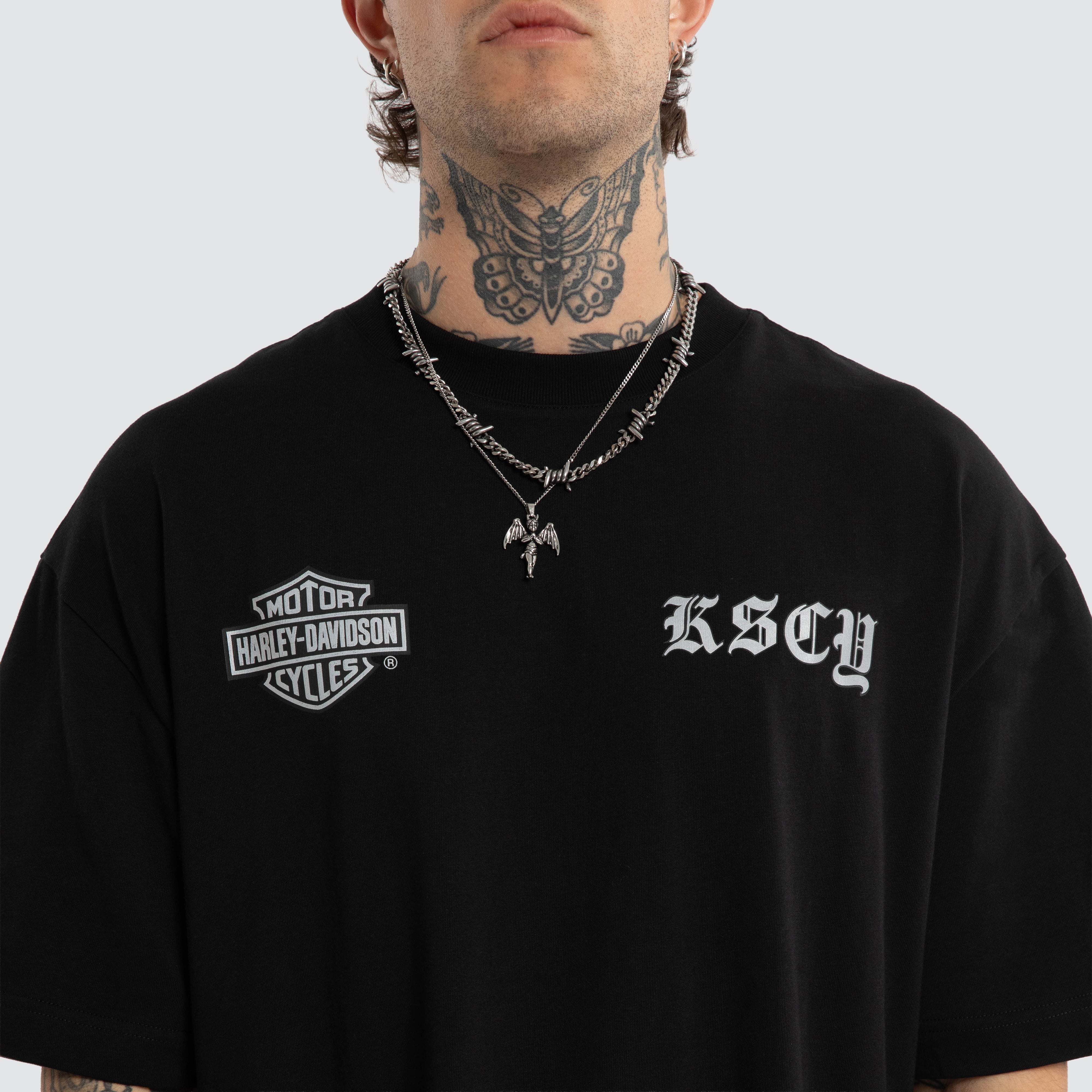 Scrambler Street Tee Jet Black
