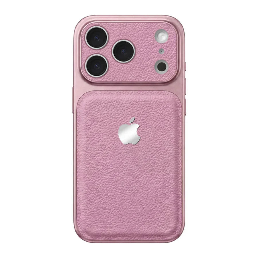 Double Leather Large Window Phone Case