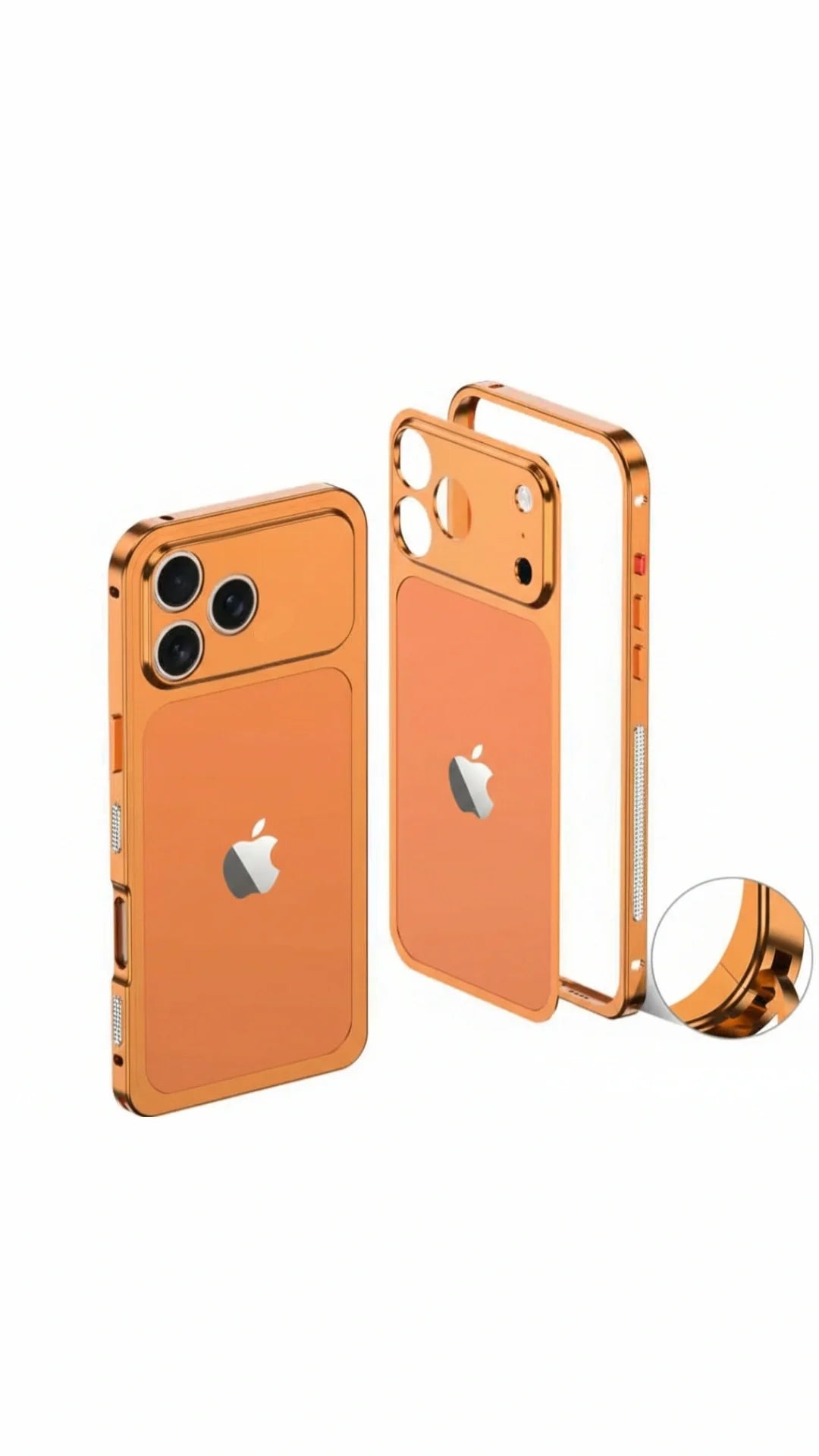 Metal Bumper Converter Case to iPhone 18 Pro & iPhone 18 Pro Max
