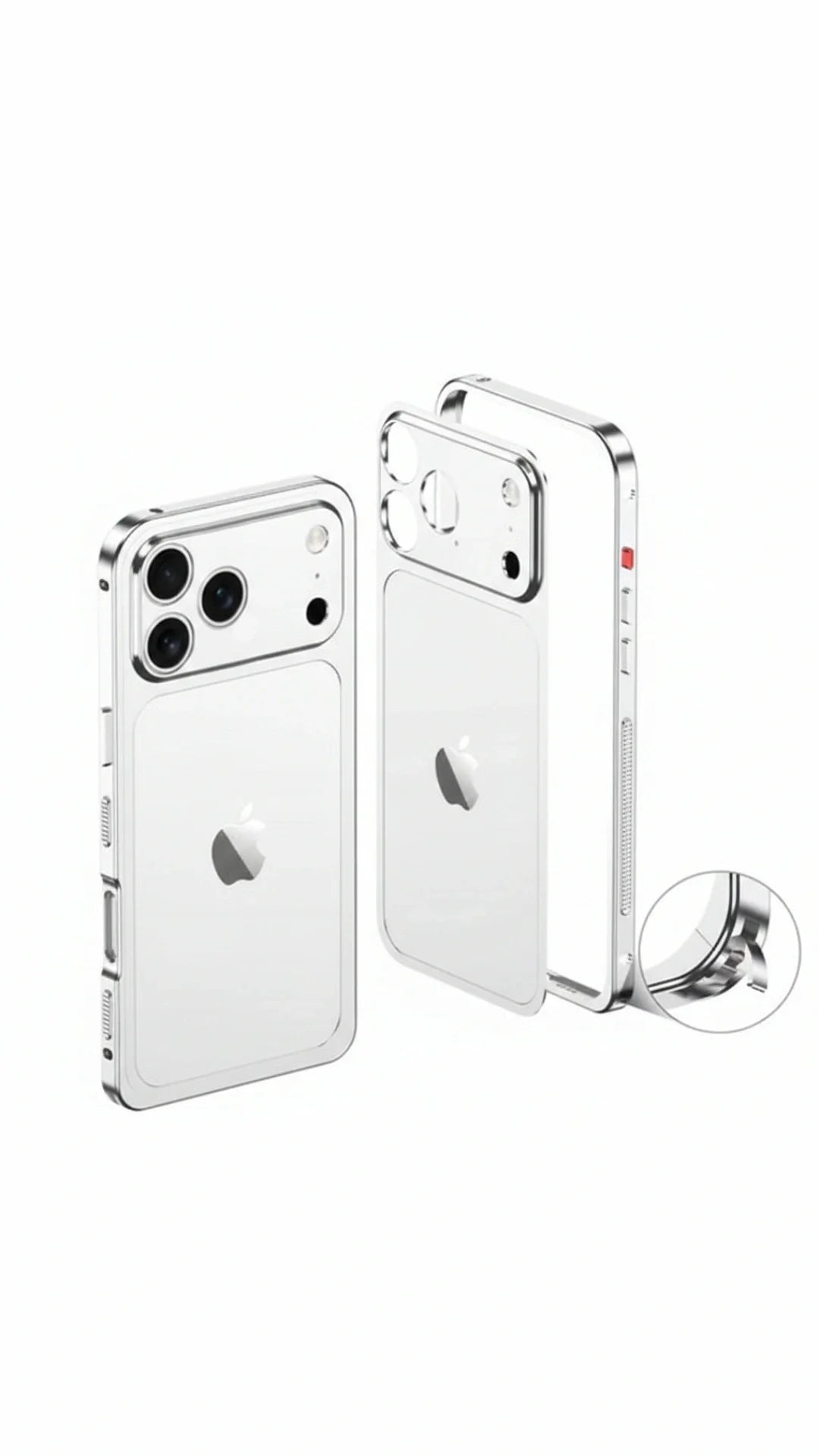 Metal Bumper Converter Case to iPhone 18 Pro & iPhone 18 Pro Max