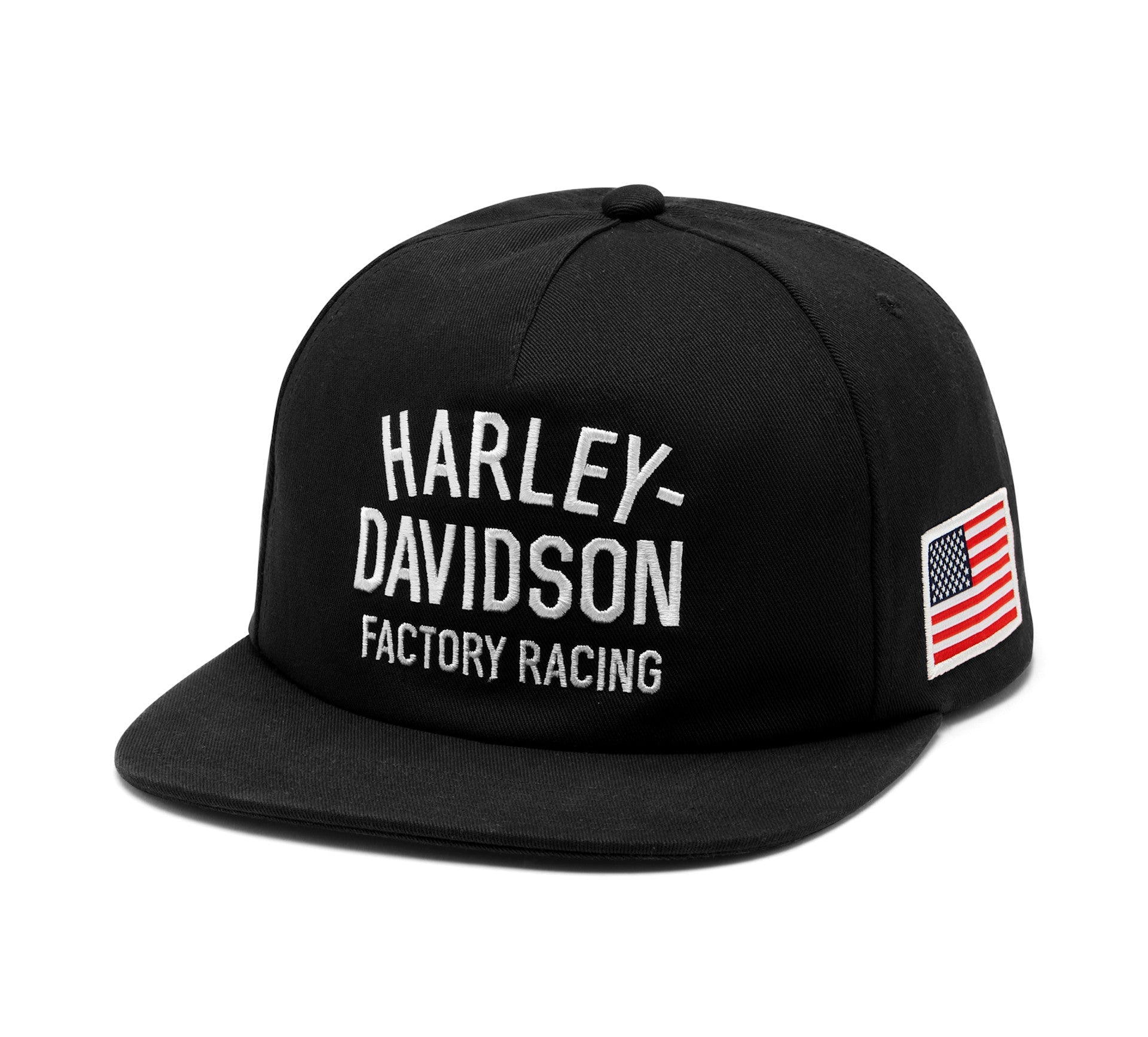Harley-Davidson® Factory Racing Fanwear Twill Baseball Cap - Harley Black