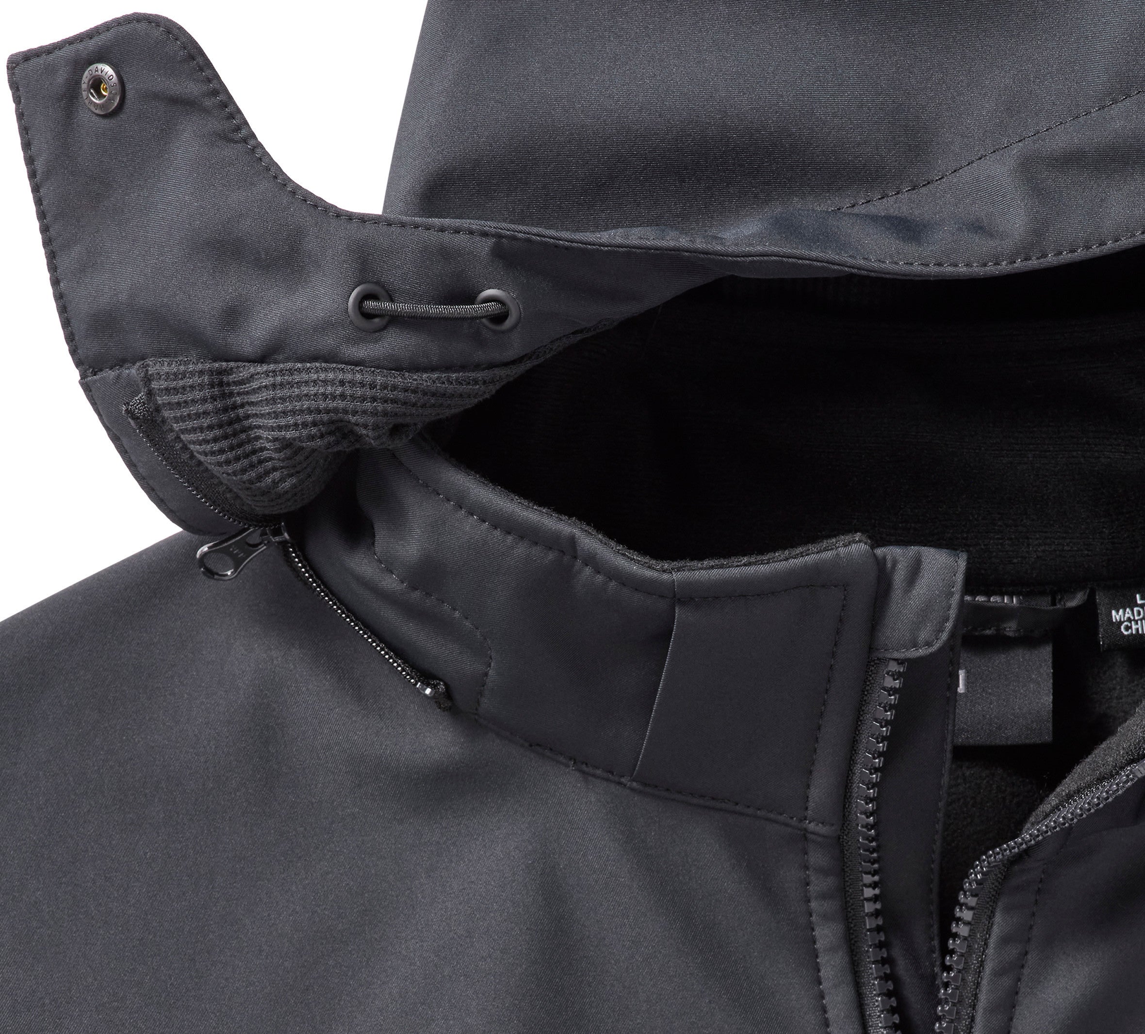 Men's Blue Color-Blocked Motorcycle Jacket