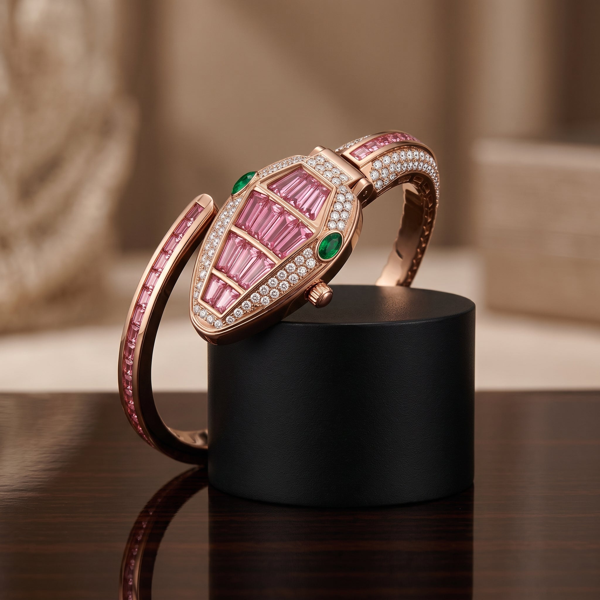 Rosé Serpentyne Crystal