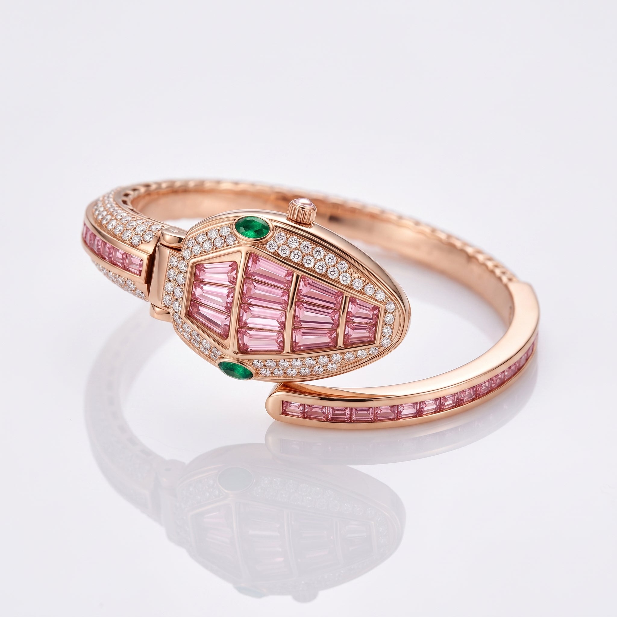 Rosé Serpentyne Crystal