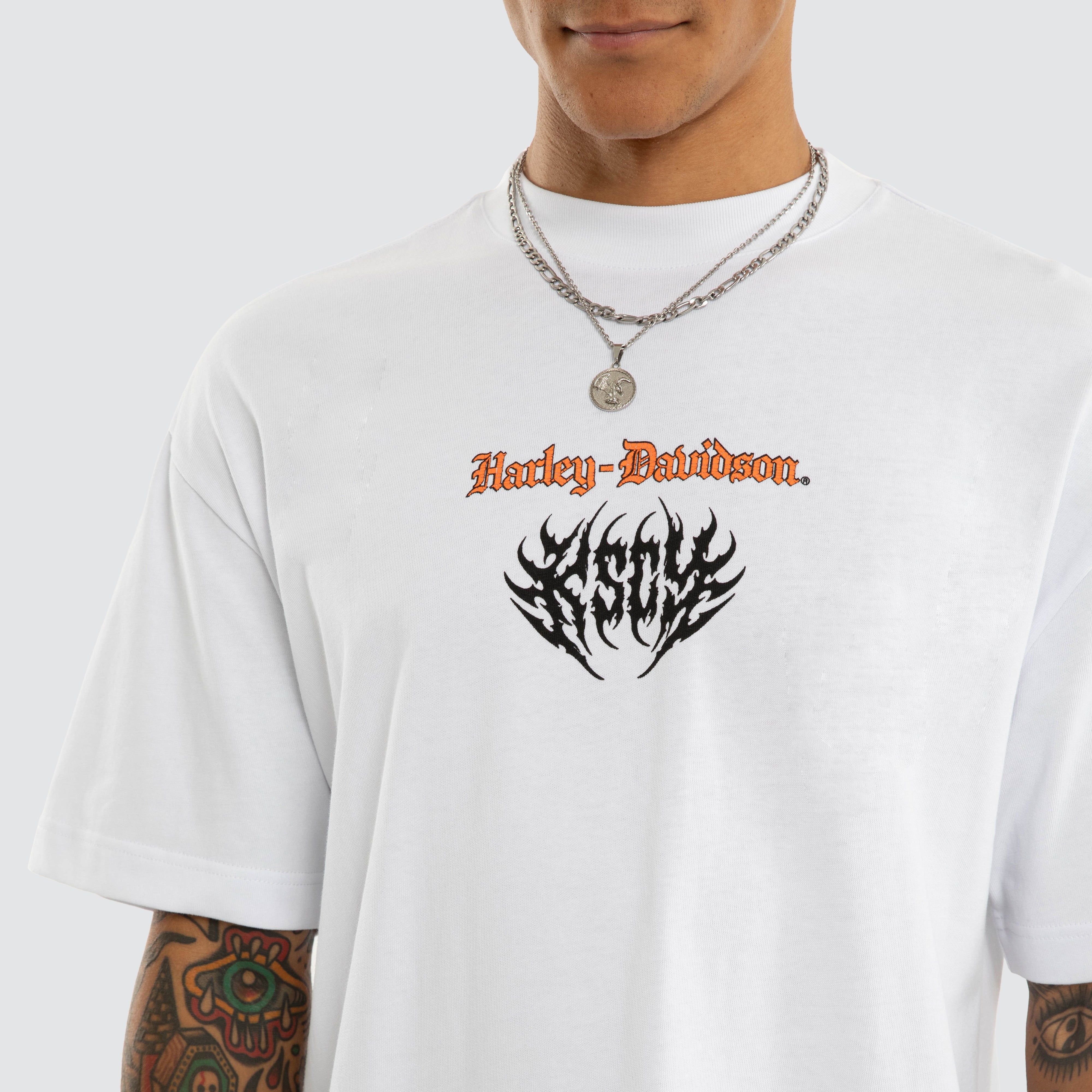 Burnout Street Tee Optical White