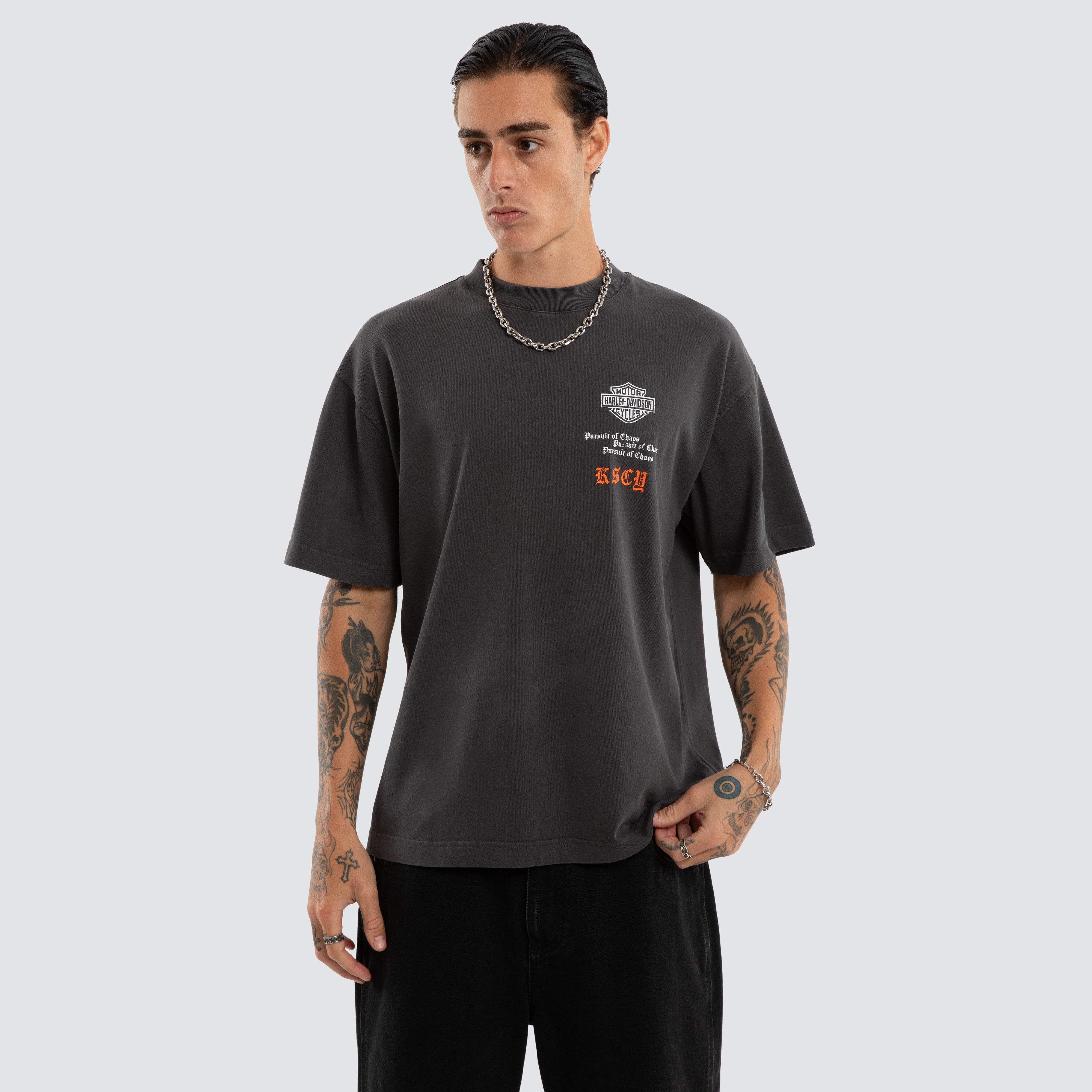 Engine Street Tee Pigment Black