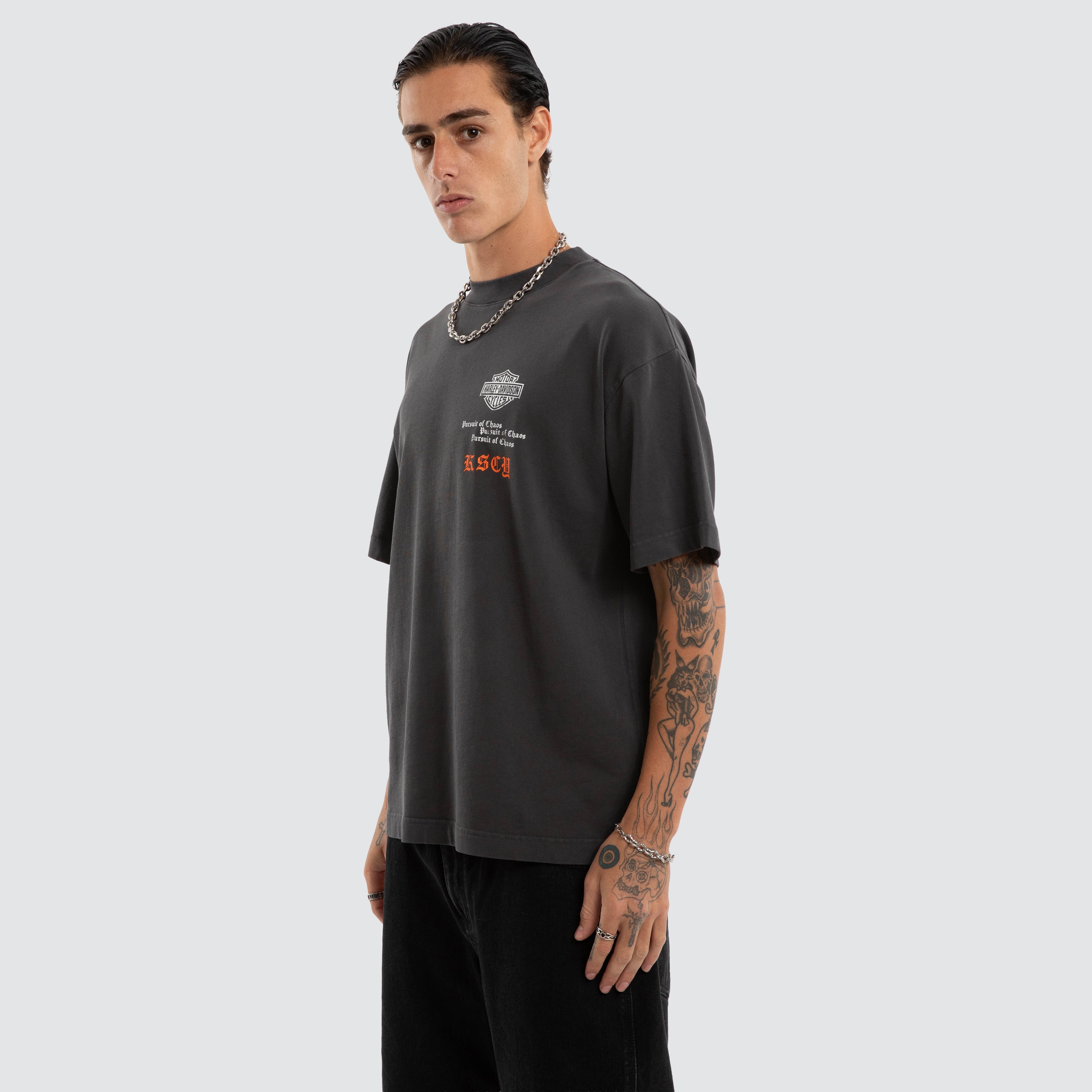 Engine Street Tee Pigment Black
