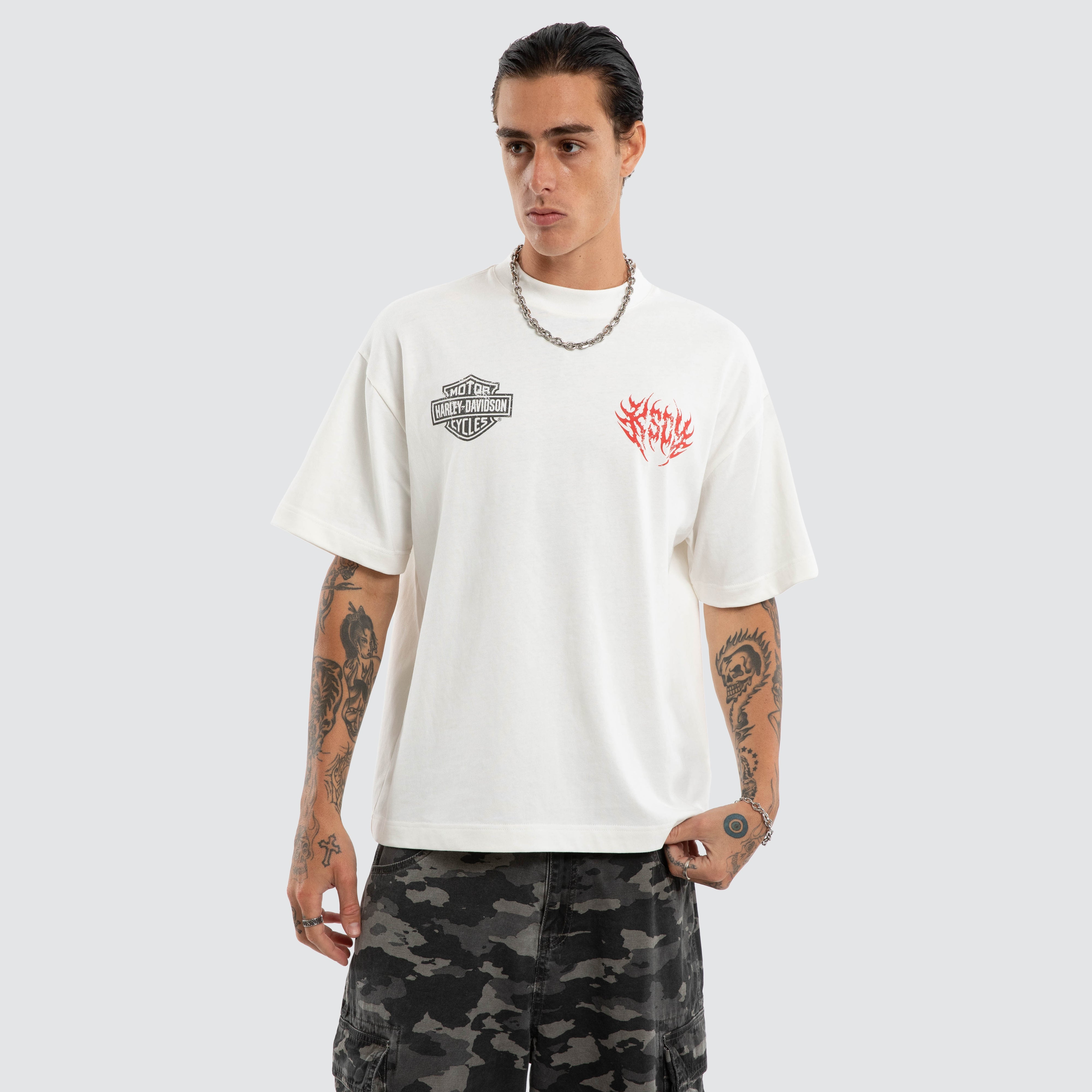 Cruiser Street Tee Natural White