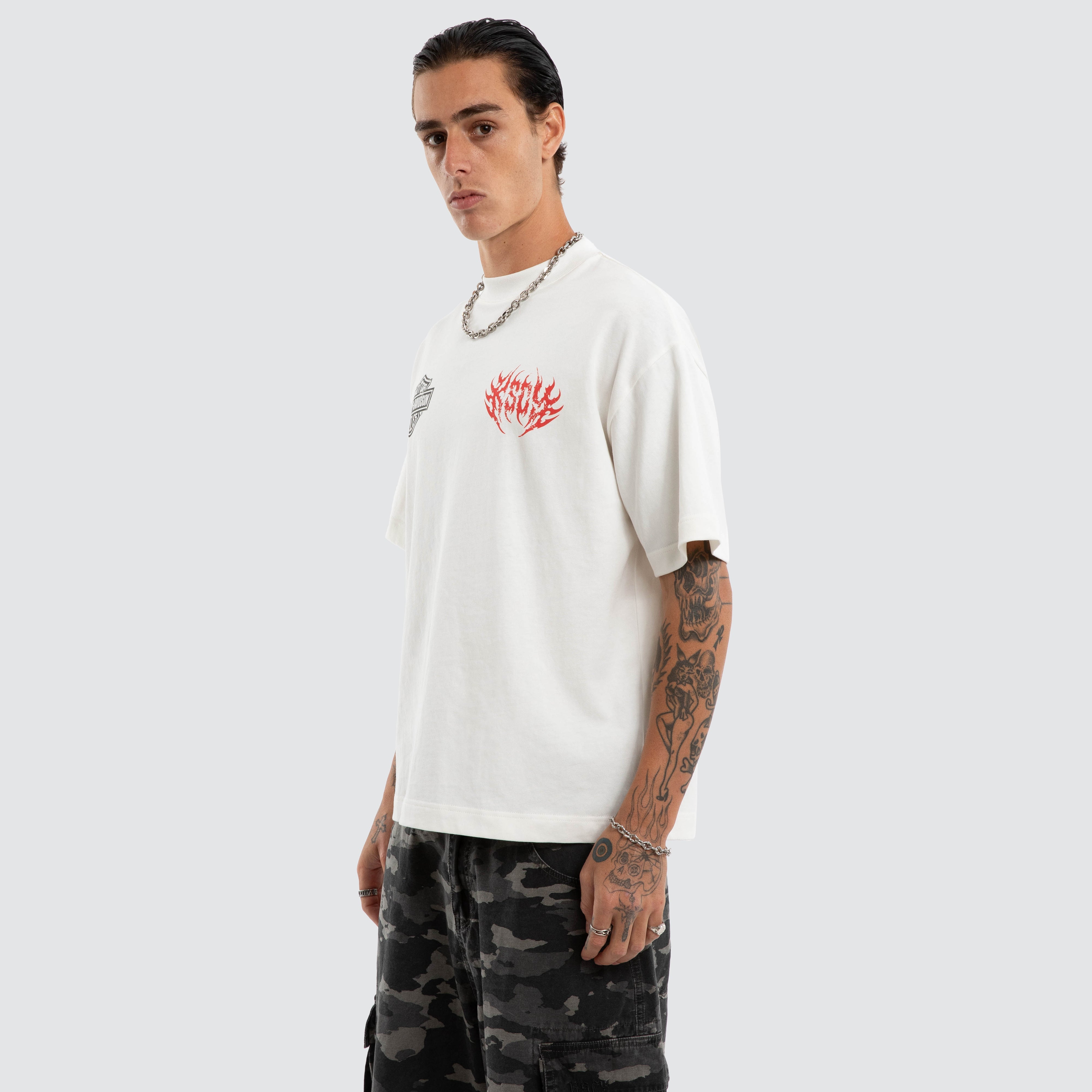 Cruiser Street Tee Natural White