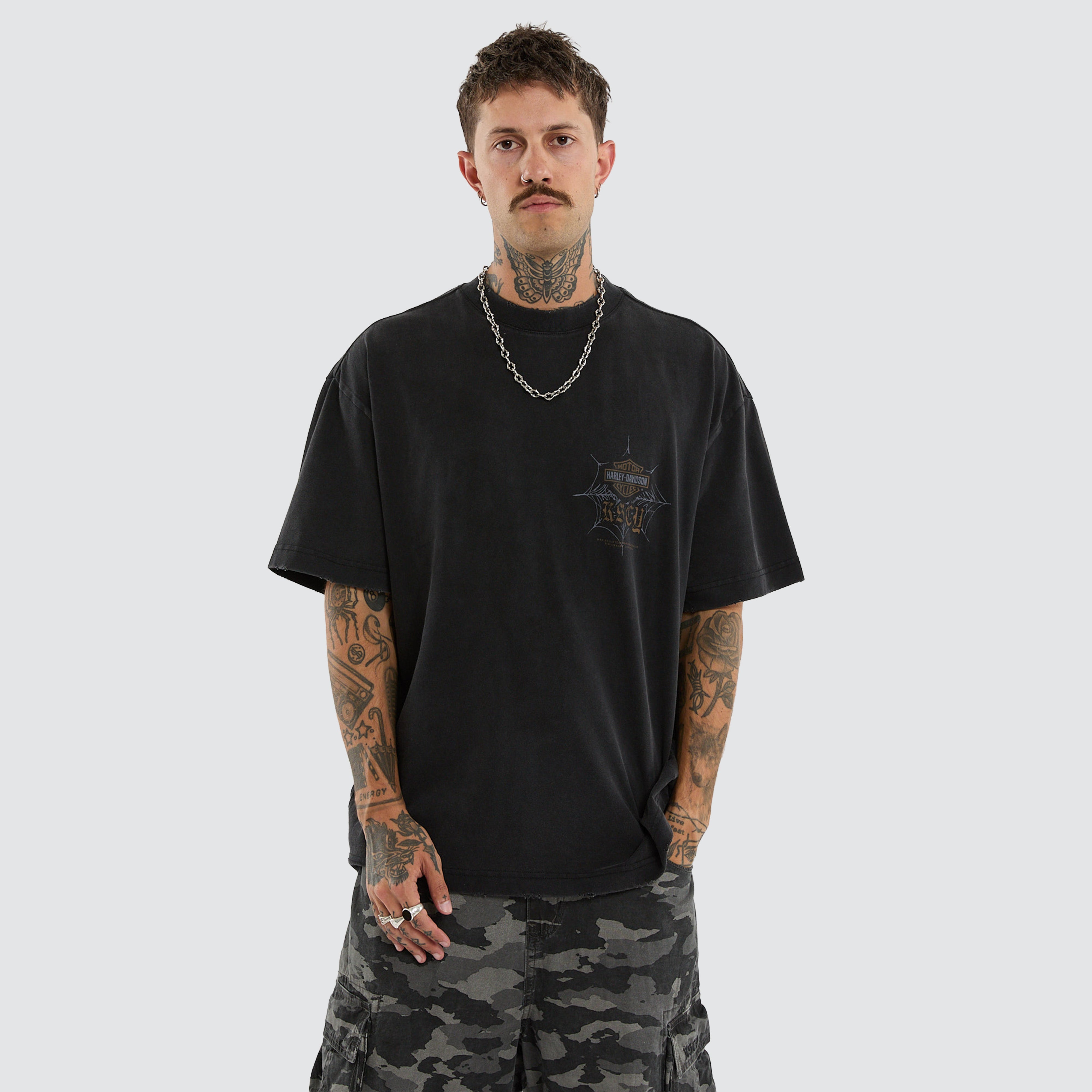 Rally Street Tee Mineral Black