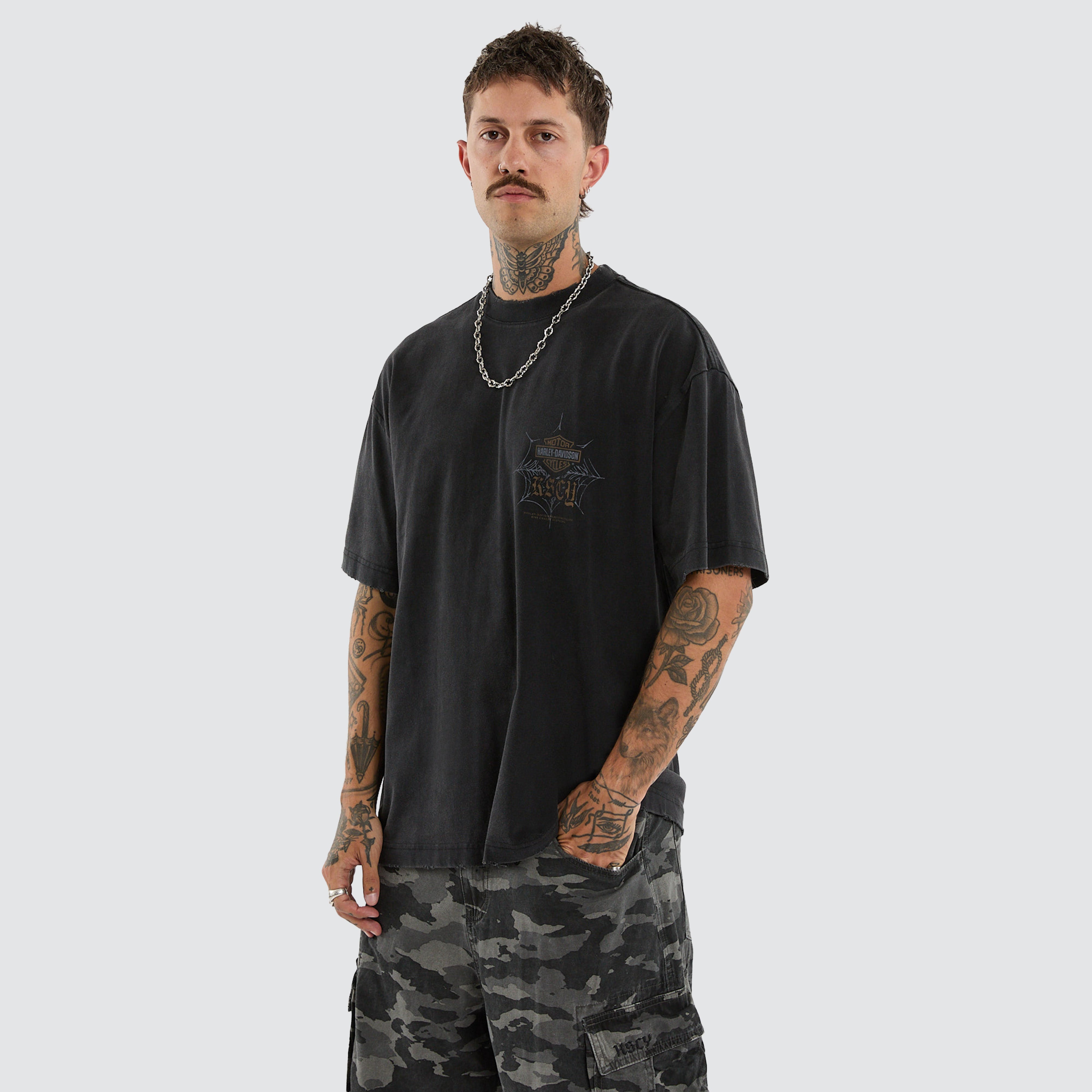 Rally Street Tee Mineral Black
