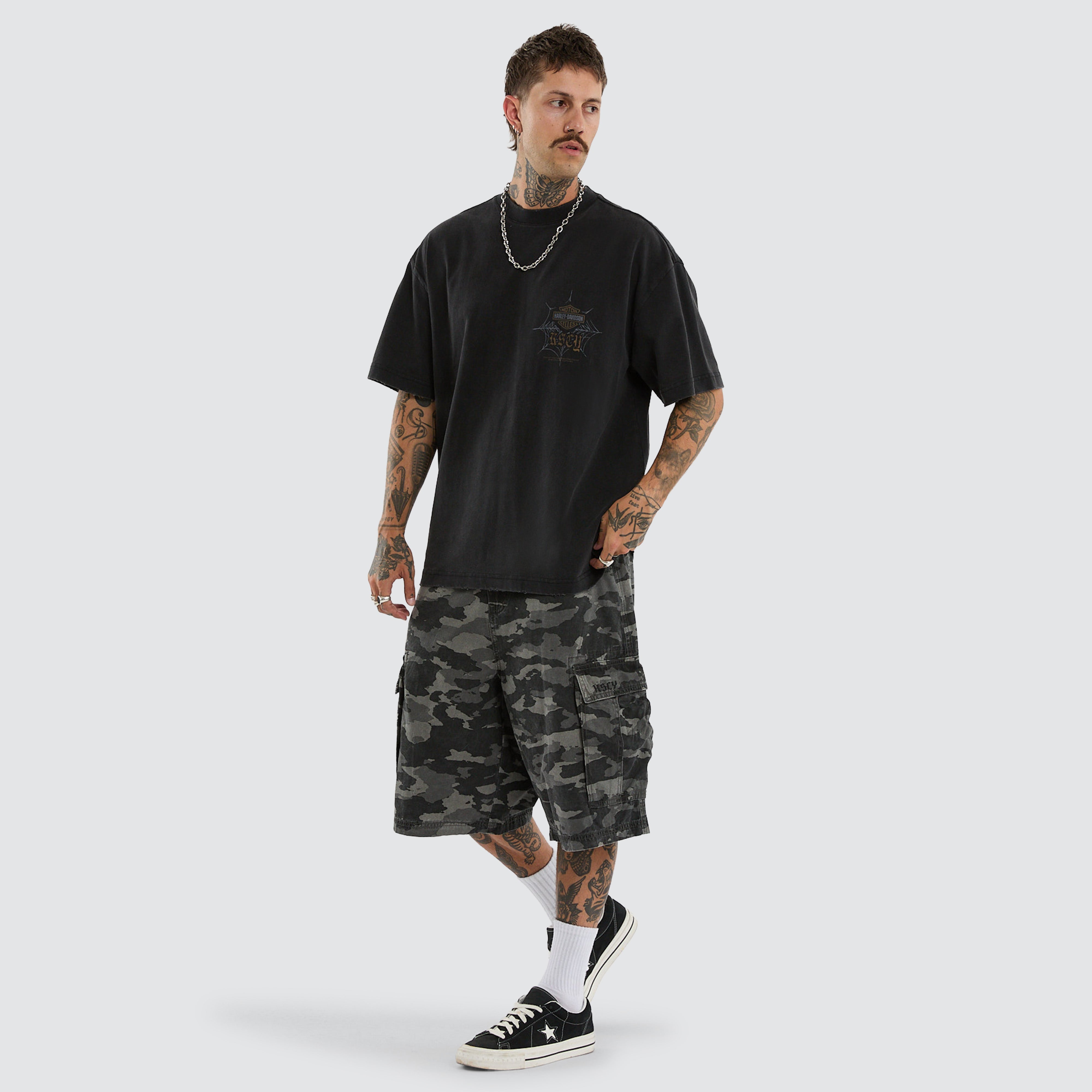 Rally Street Tee Mineral Black