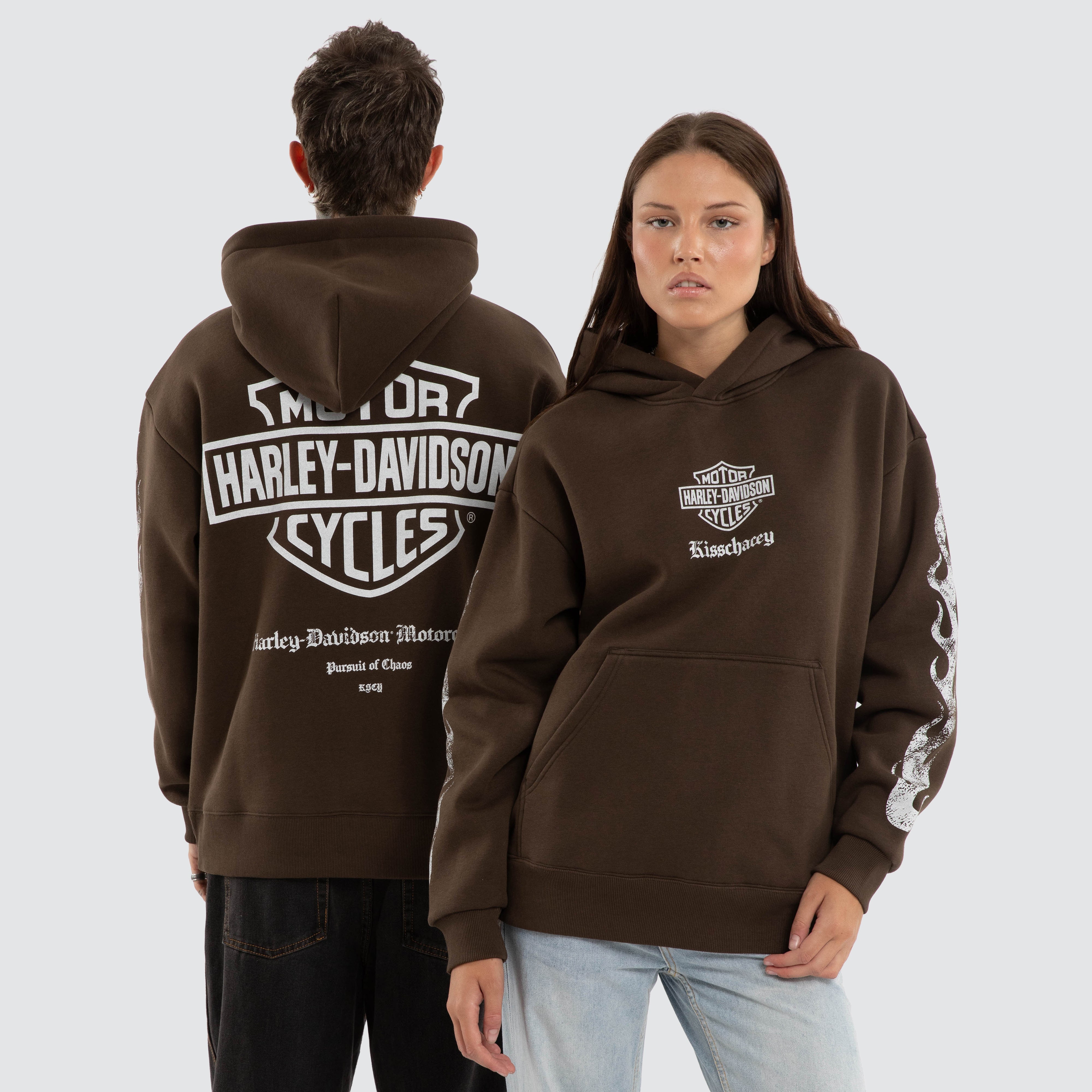 Freedom Relaxed Hoodie Slate Brown