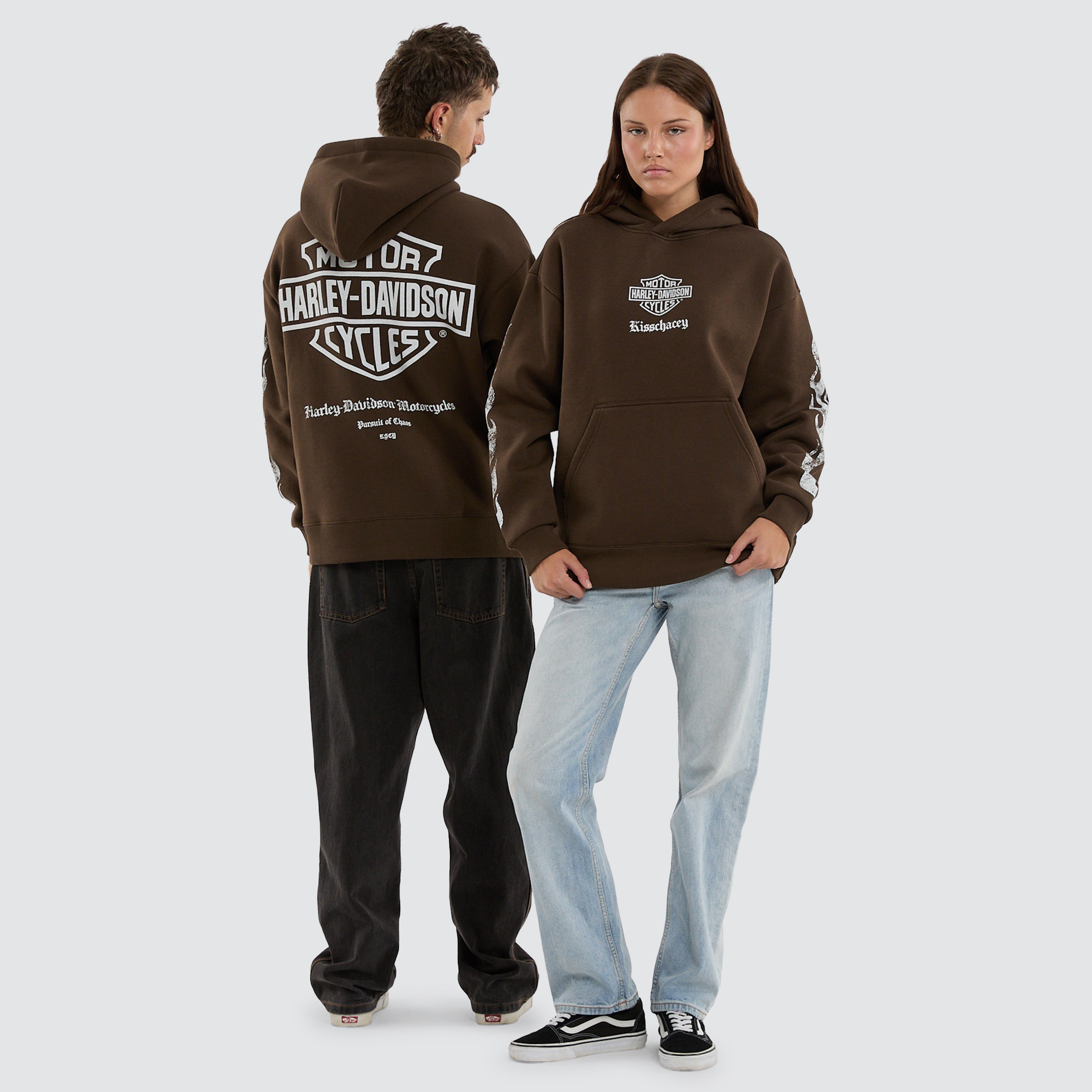 Freedom Relaxed Hoodie Slate Brown