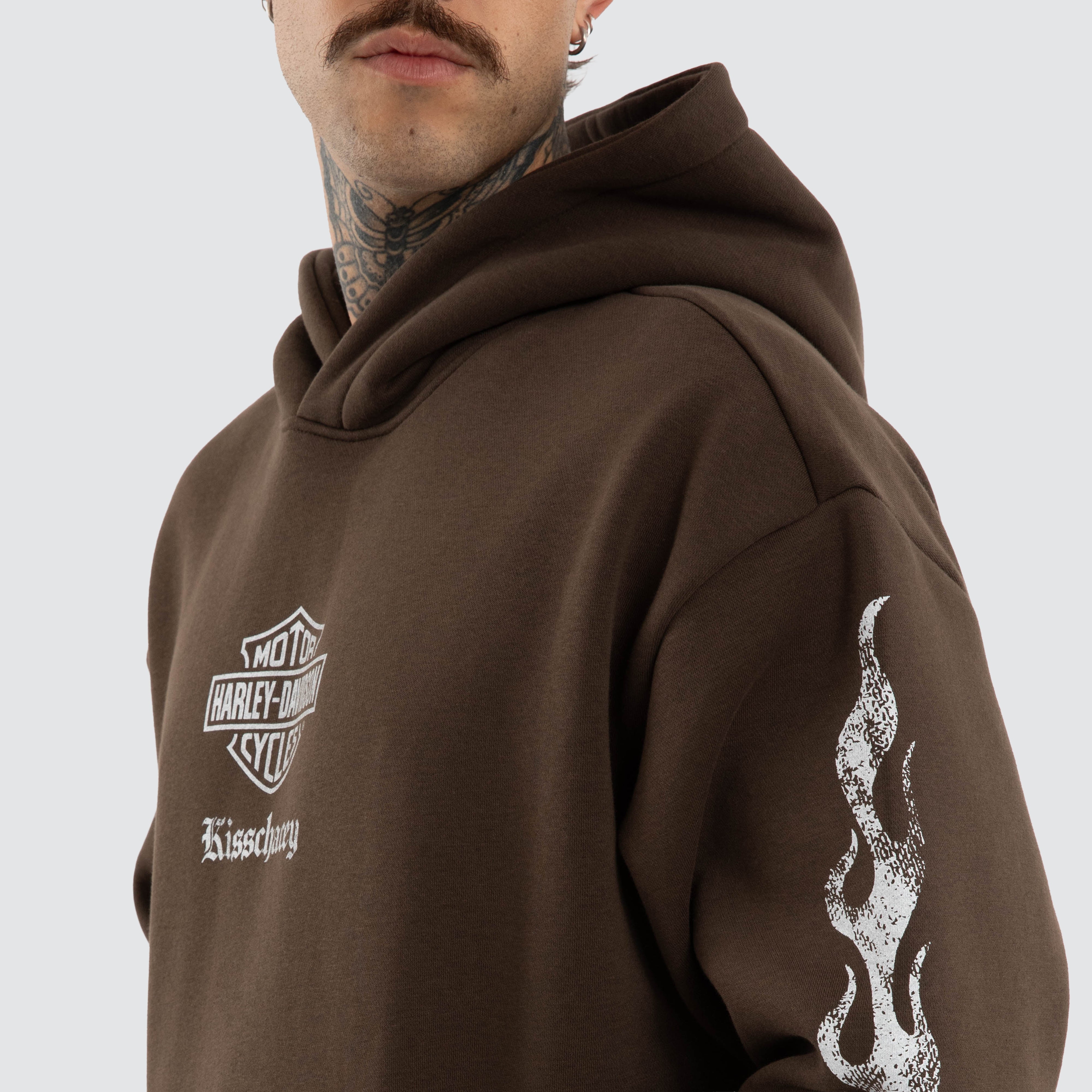 Freedom Relaxed Hoodie Slate Brown