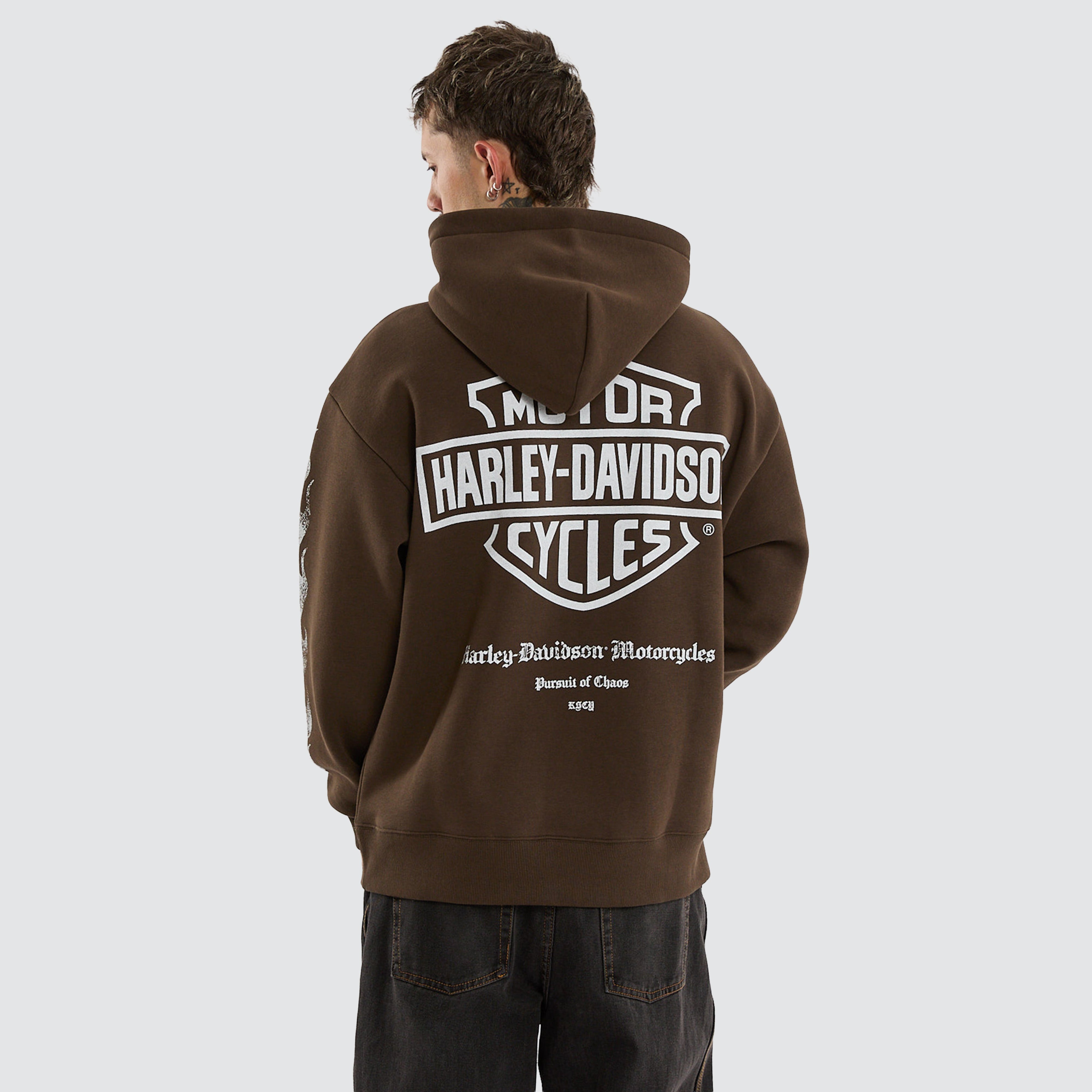 Freedom Relaxed Hoodie Slate Brown