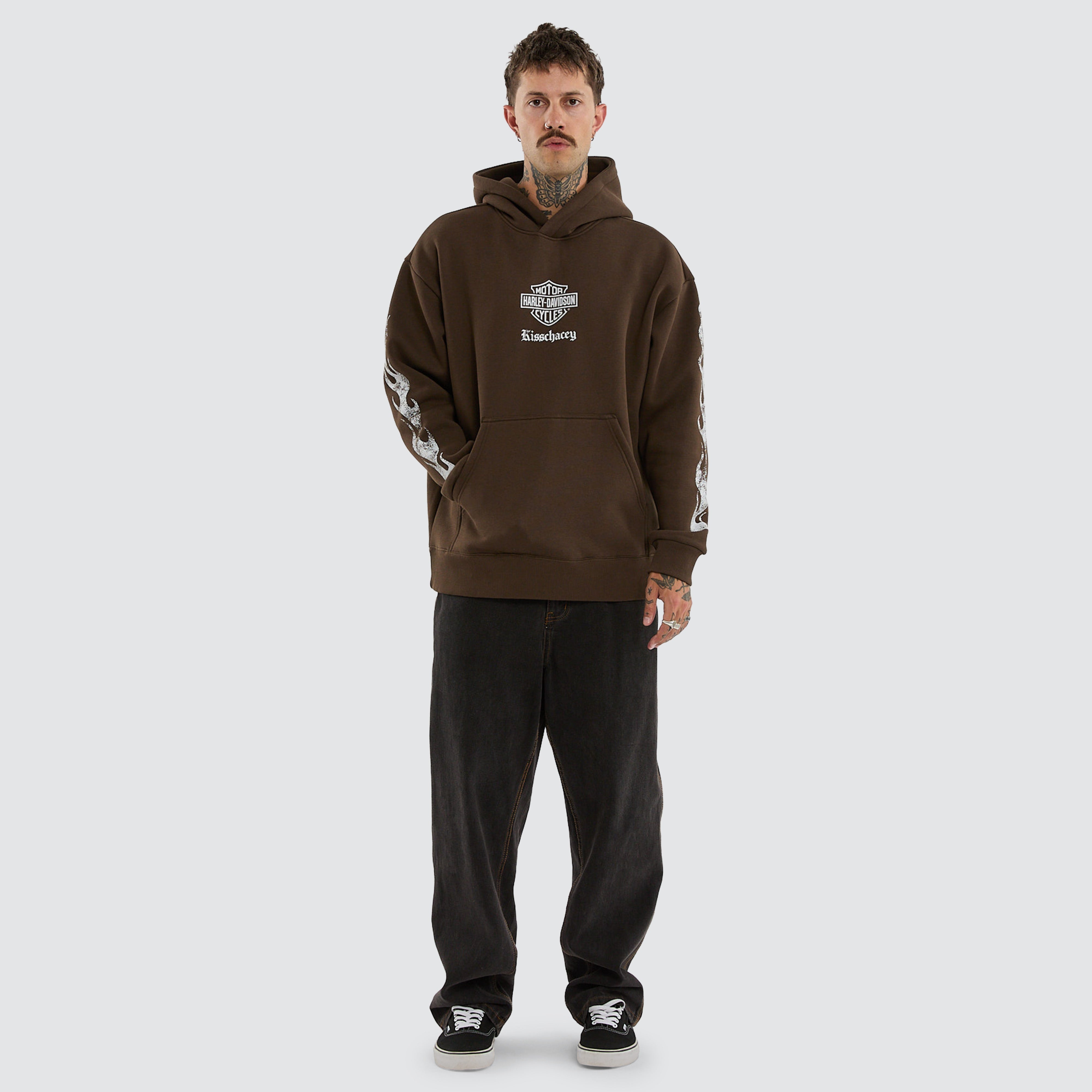 Freedom Relaxed Hoodie Slate Brown