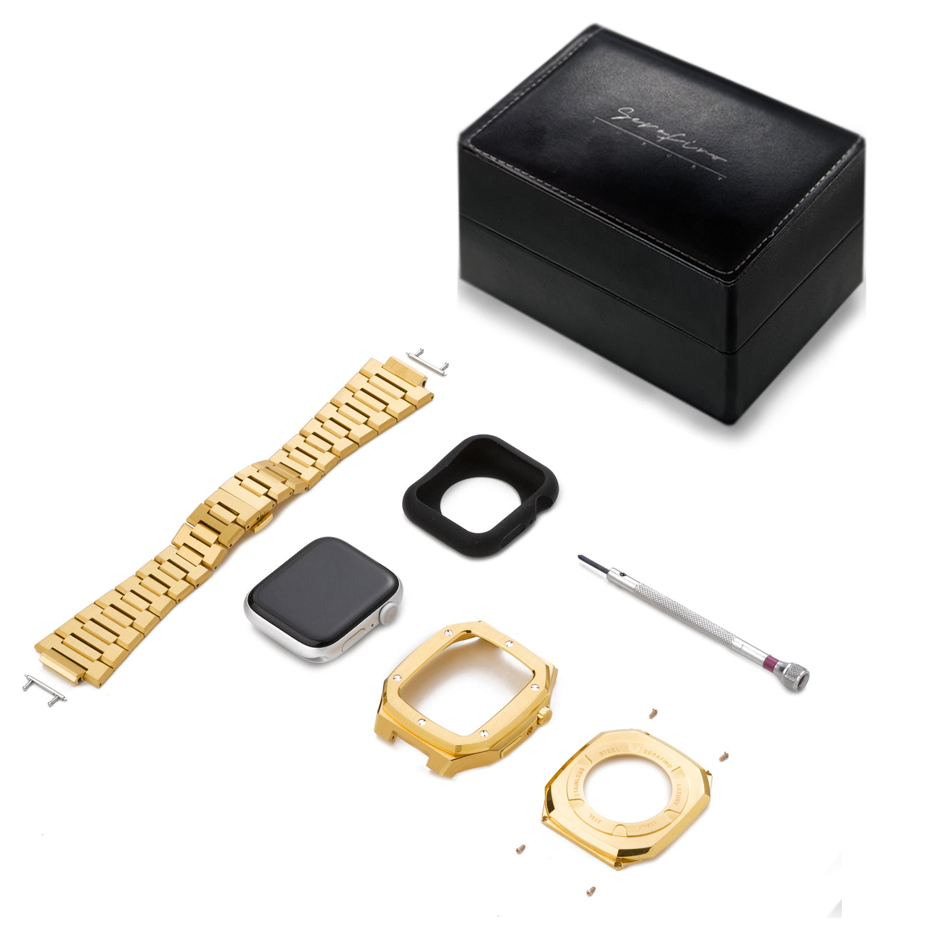 Apple Watch Case / VEHUIAH Stainless Steel Gold