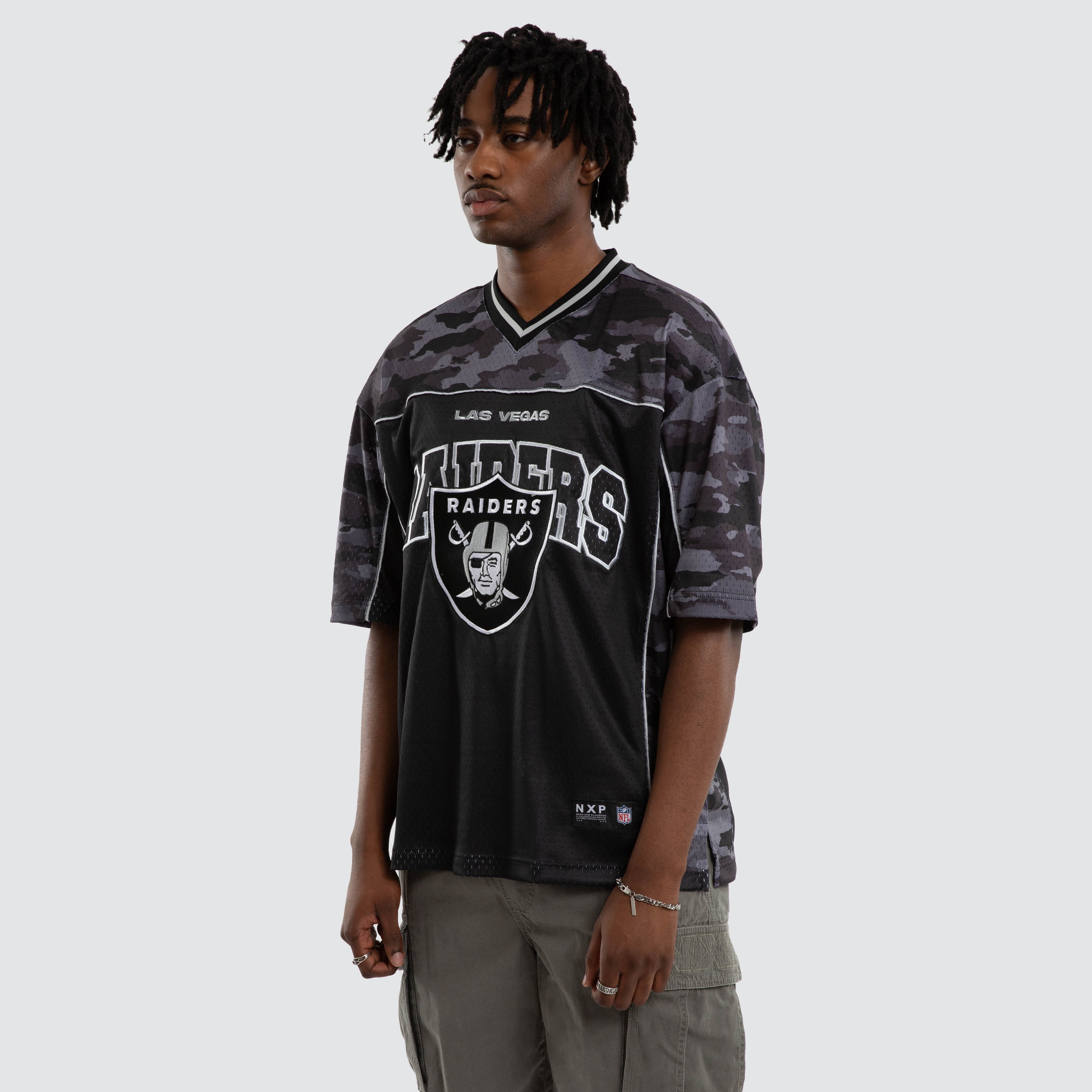 Las Vegas Raiders NFL Field Tee Black Camo