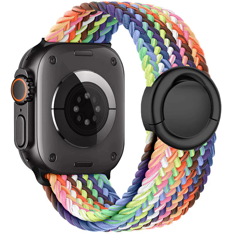 Nylon Round Buckle Band For Apple Watch