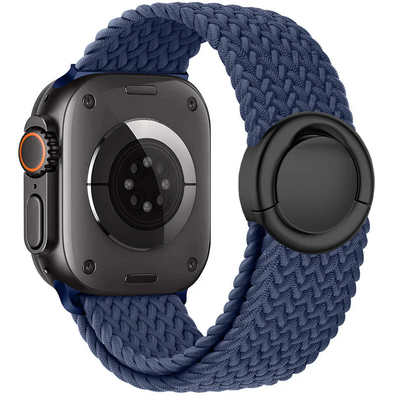 Nylon Round Buckle Band For Apple Watch