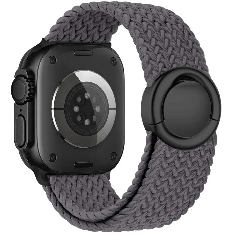 Nylon Round Buckle Band For Apple Watch