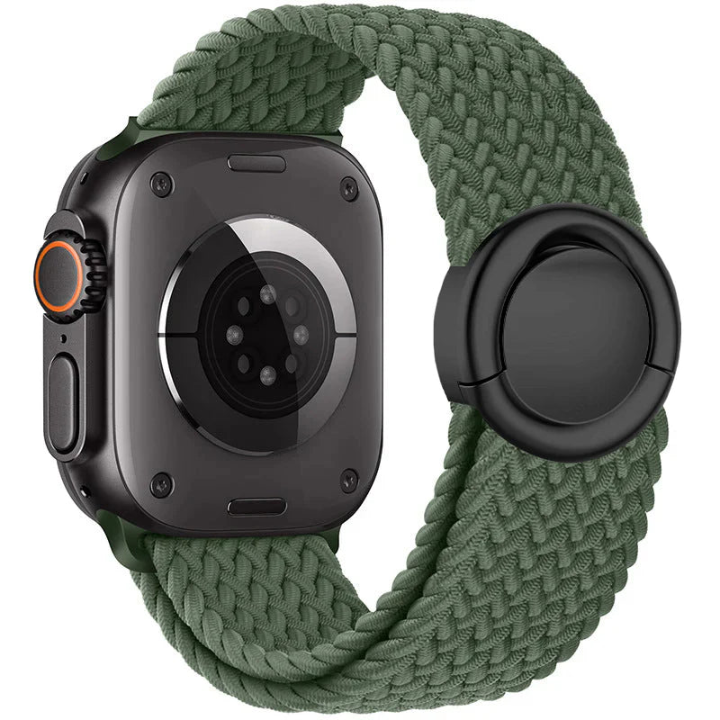 Nylon Round Buckle Band For Apple Watch