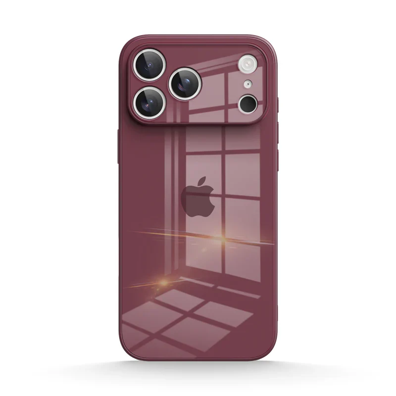 Plum | Tempered Glass Phone Case
