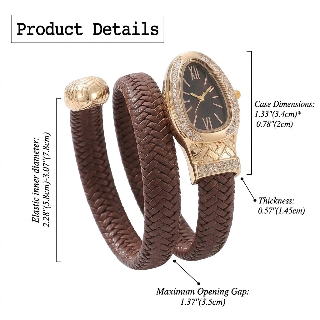 Mocha Serpentyne Braid