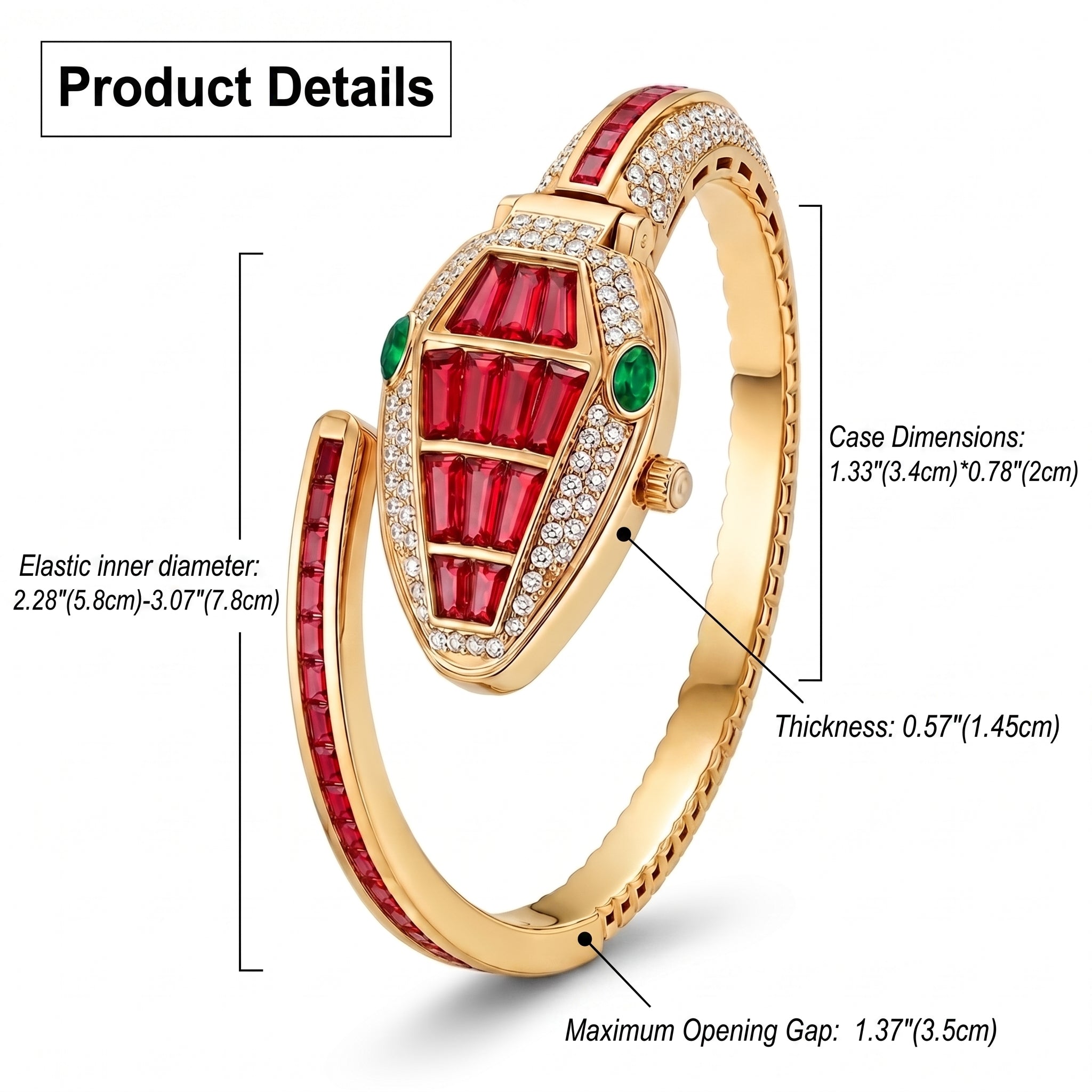 Ruby Serpentyne Crystal