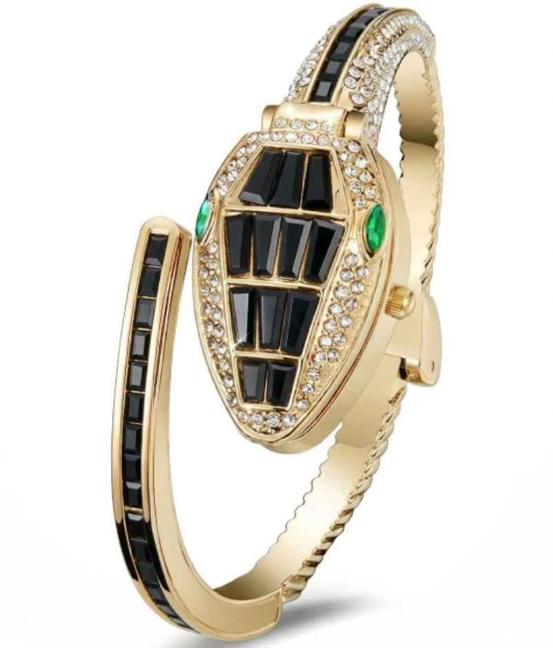 Midnight Snake Bracelet Watch