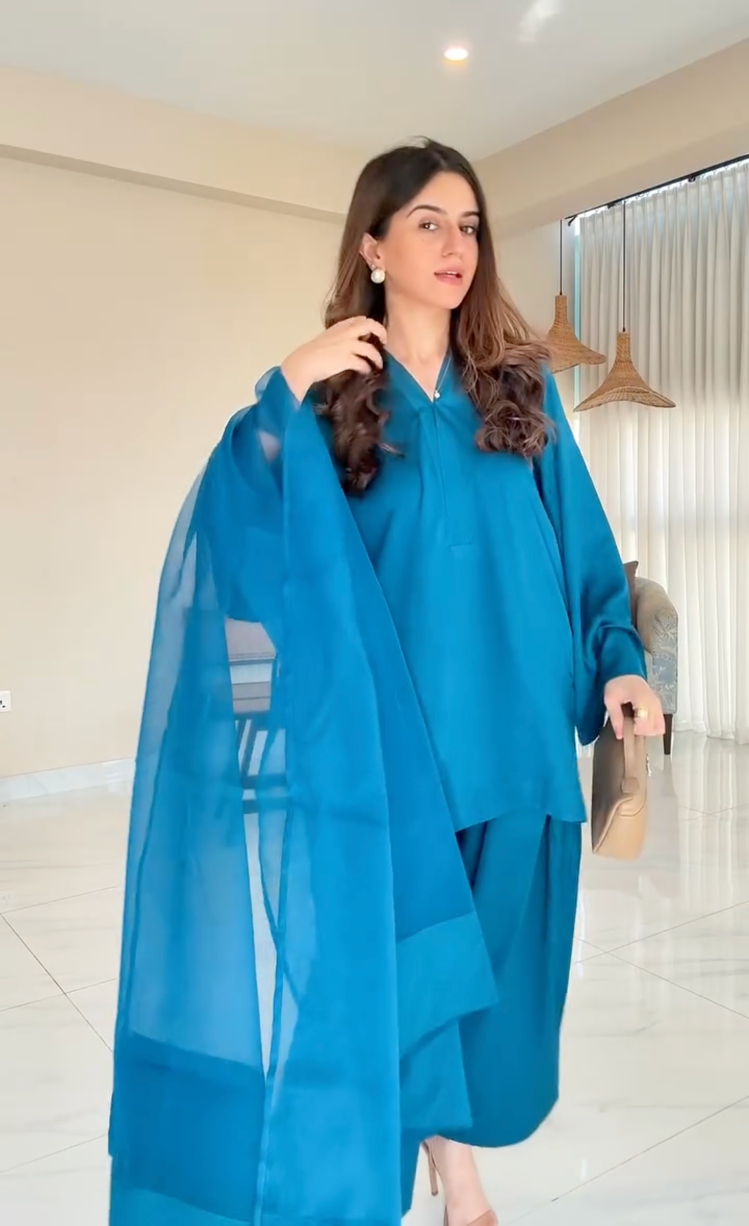 Marine Farshi Salwar Set