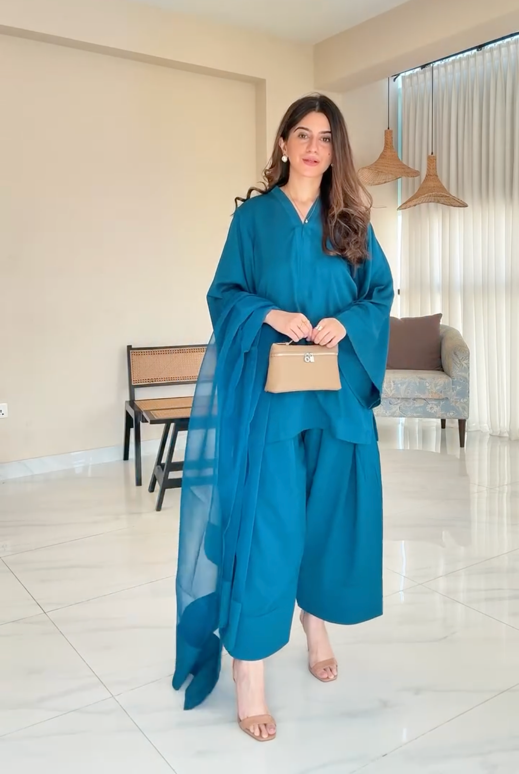 Marine Farshi Salwar Set