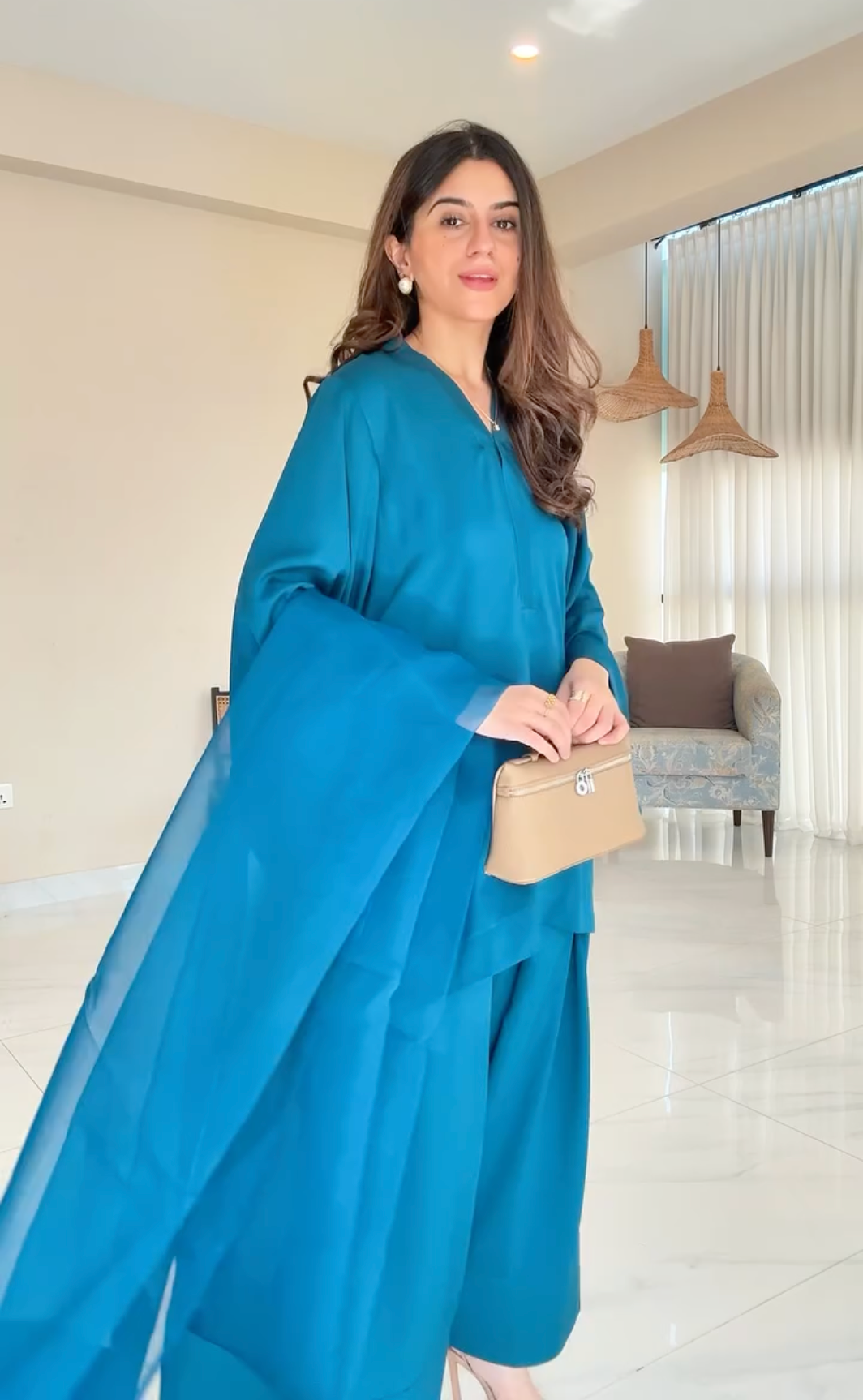 Marine Farshi Salwar Set