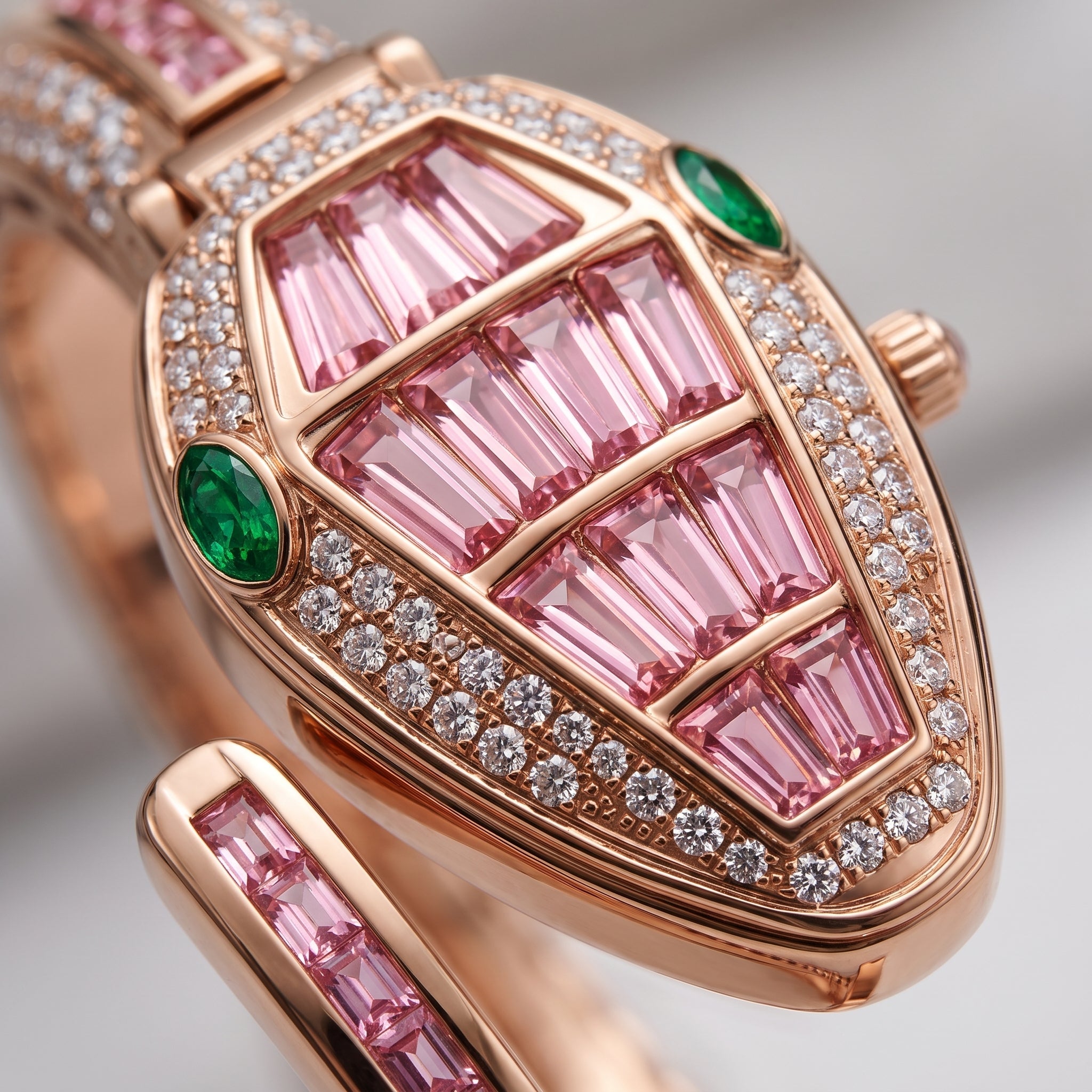 Rosé Serpentyne Crystal
