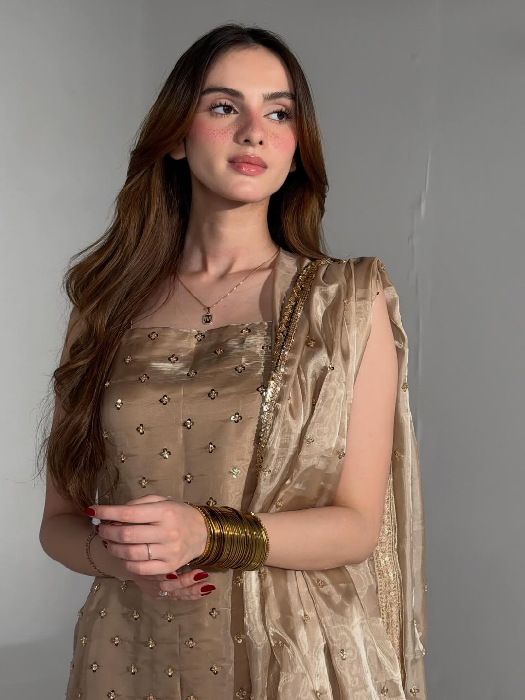 Moet Farshi Salwar Set With Dupatta