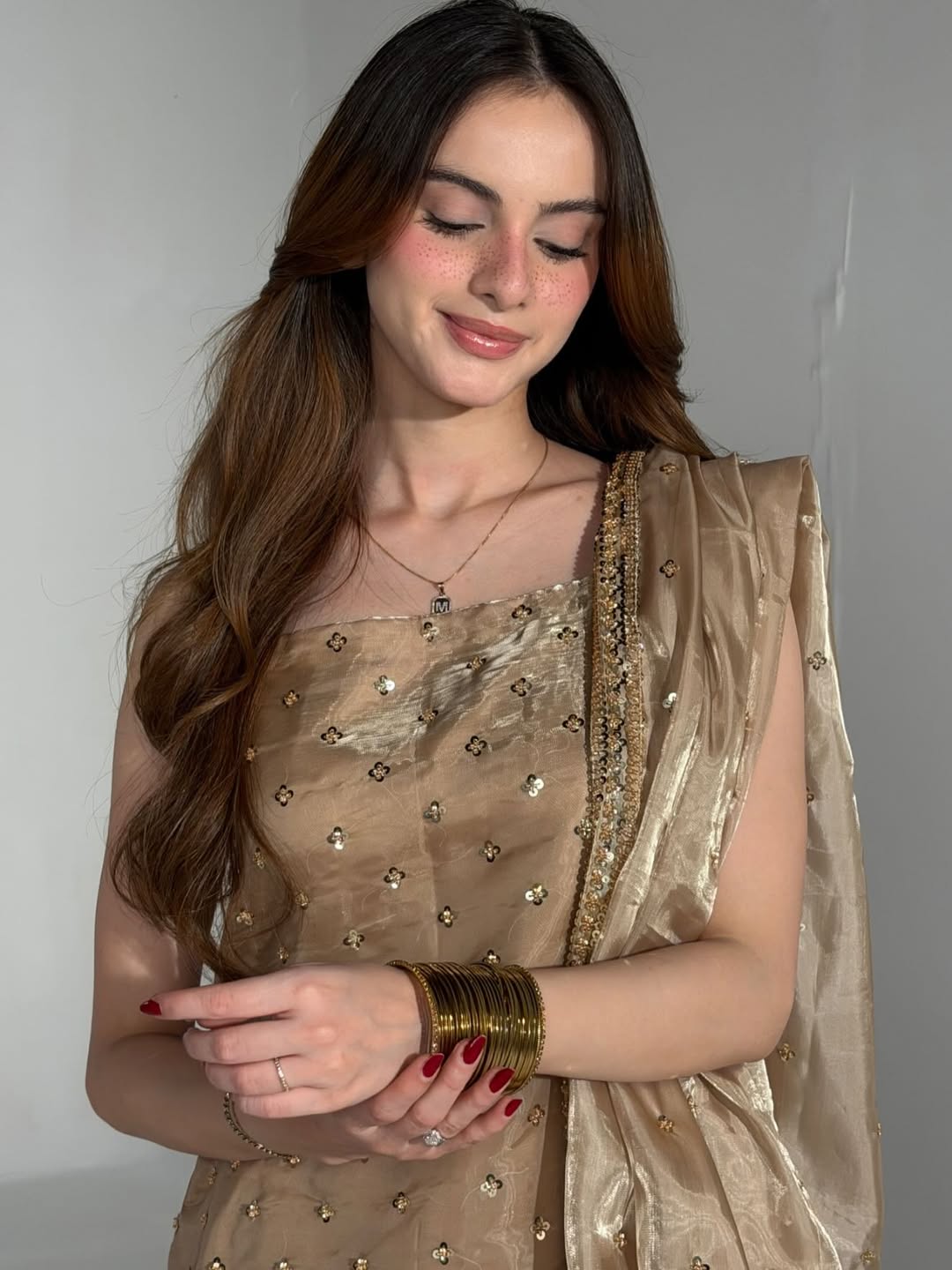 Moet Farshi Salwar Set With Dupatta