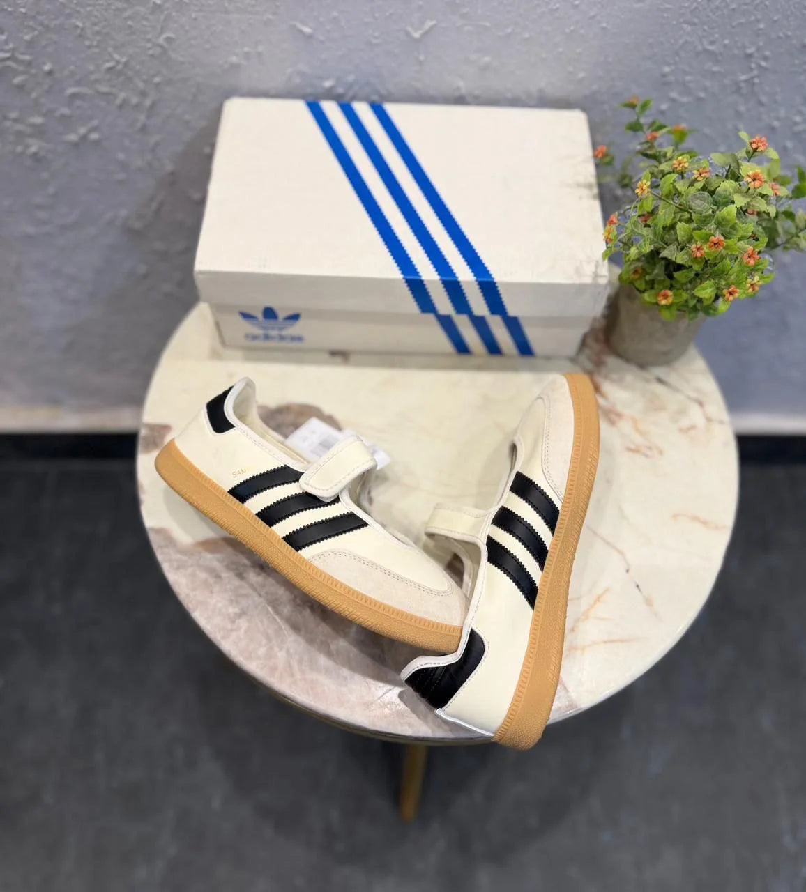 Adidas Originals Samba Jane Beige Black Shoes for Women