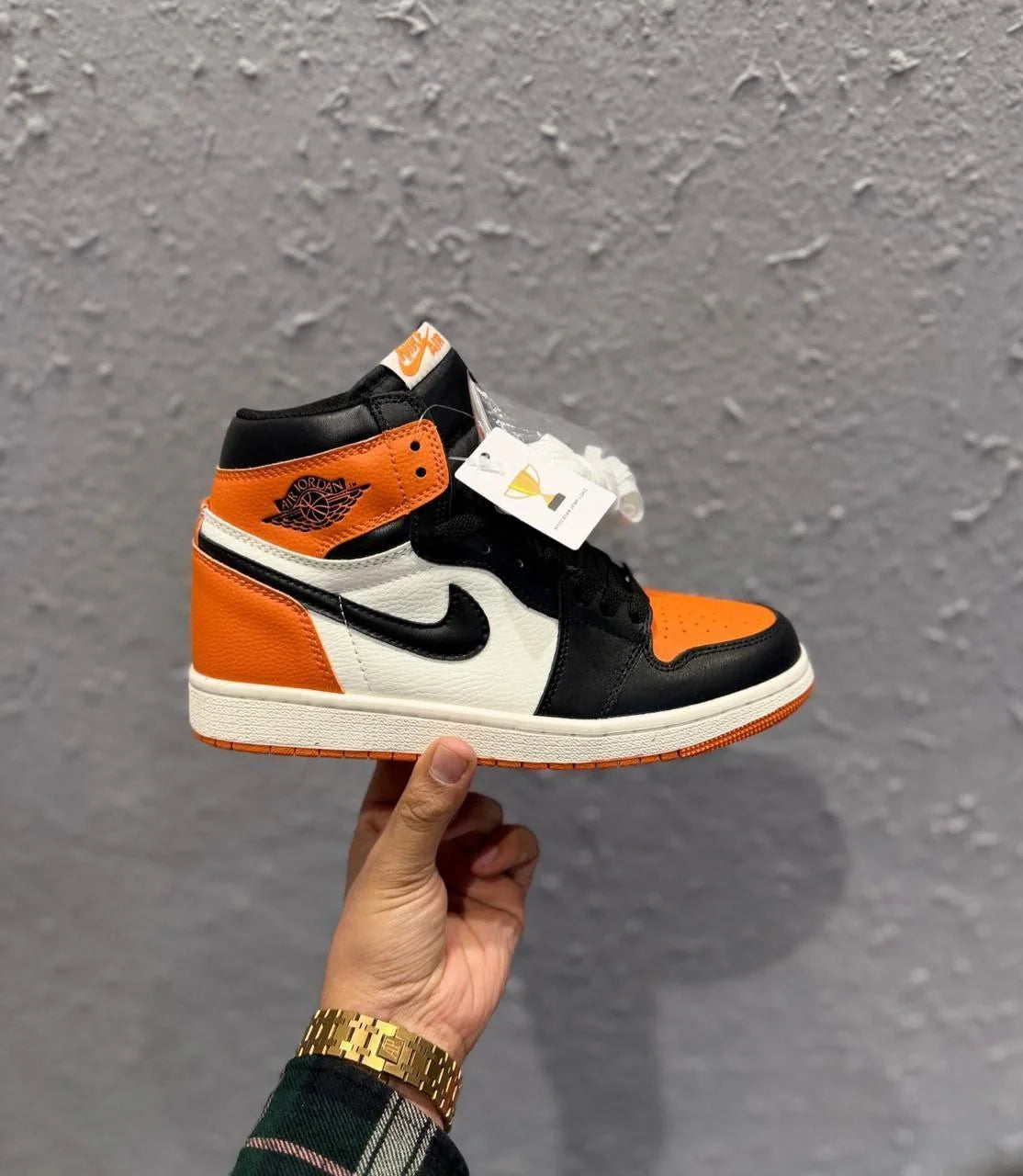 Nike Air Jordan Retro 1 High Premium Sneakers – Hot Orange