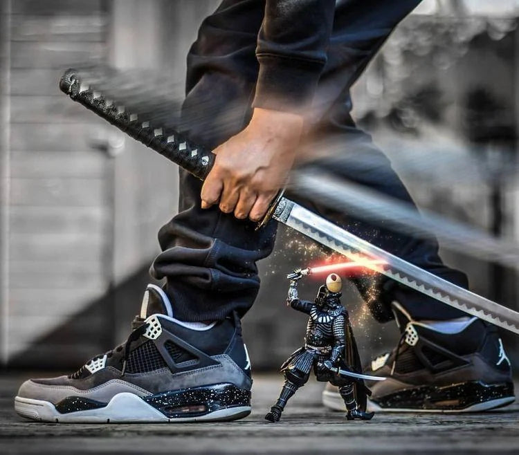 Air Jordans Retro 4 Fear Pack – Premium Leather High-Top Sneaker