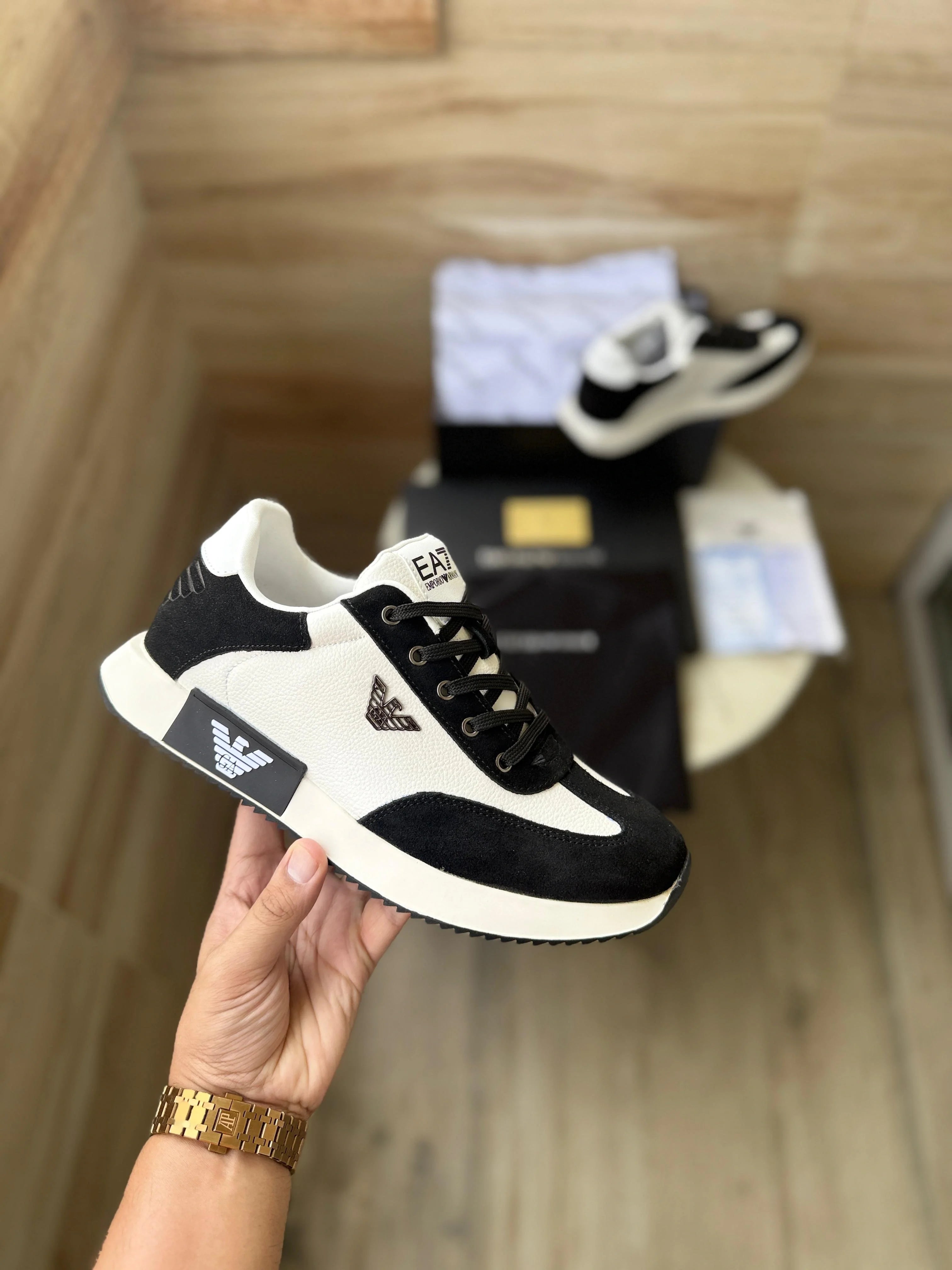 Emporio Armani Luxury Sneakers for Men - Sizes 40 to 44