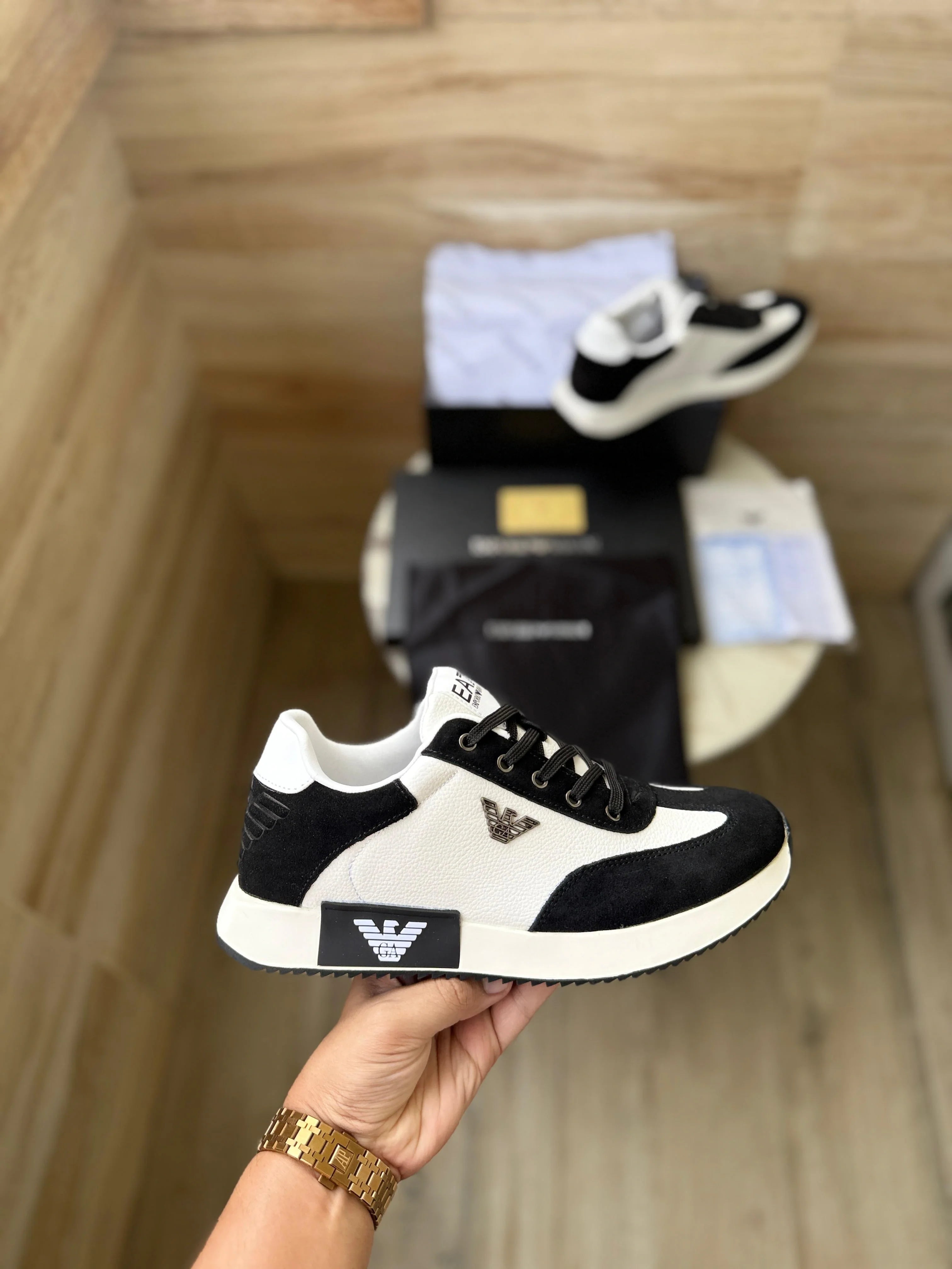 Emporio Armani Luxury Sneakers for Men - Sizes 40 to 44