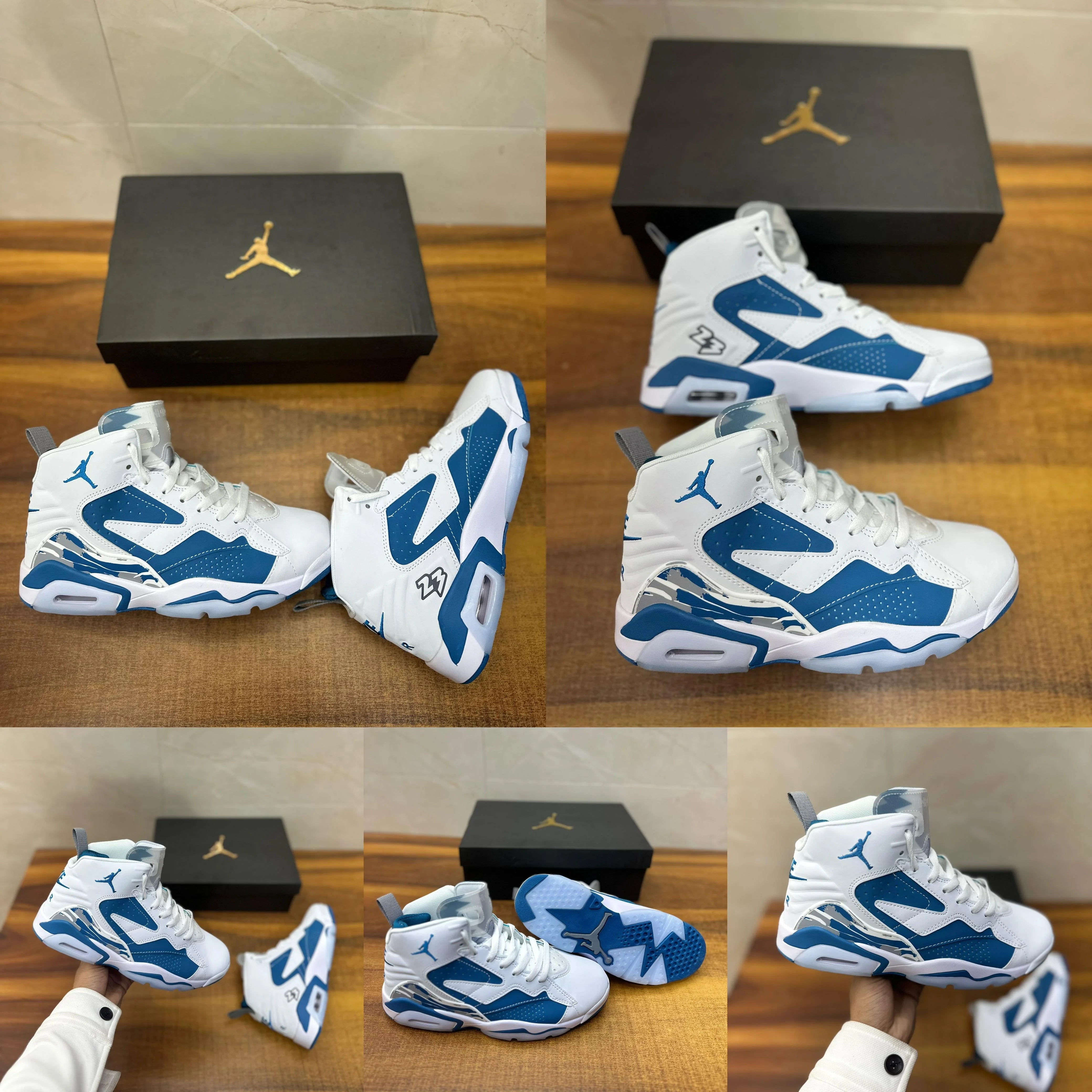 Air Jordans Jumpman MVP University Blue Sneakers – Euro 40–45